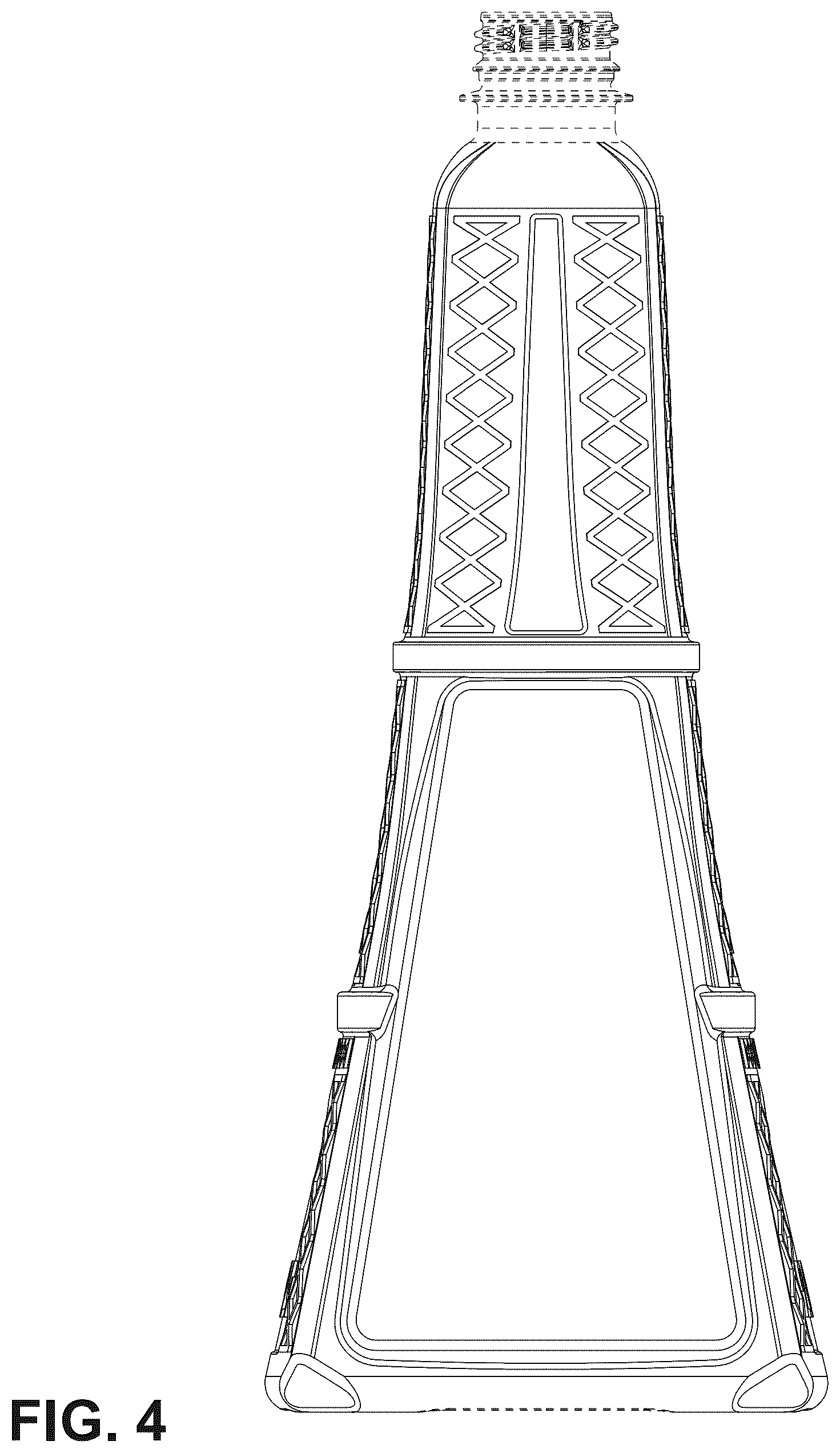 Patent USD1076677 Figure 4 – Container