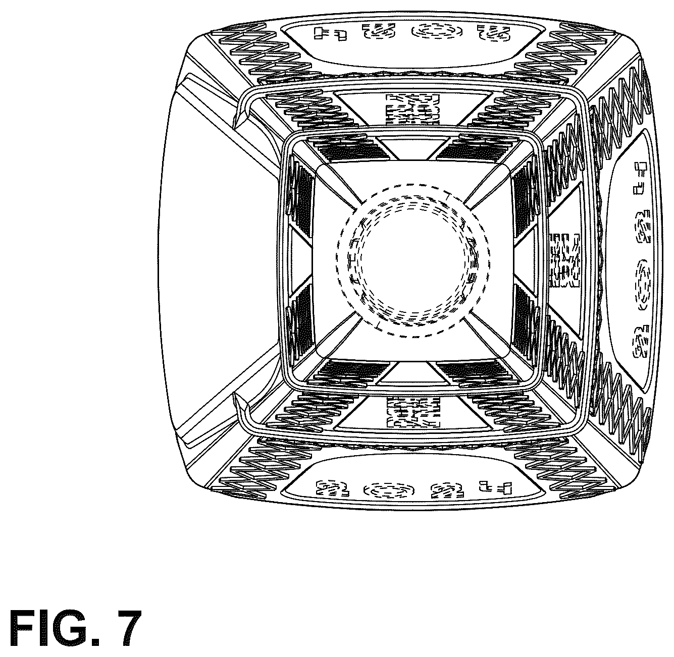 Patent USD1076677 Figure 7 – Container