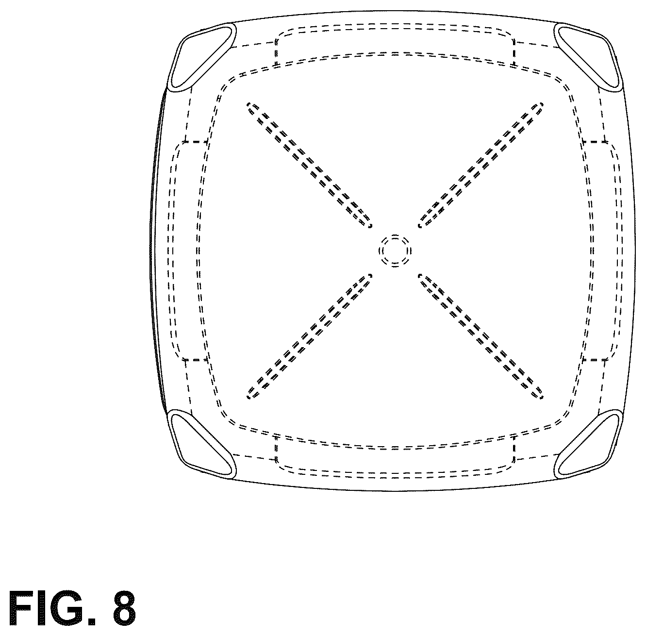 Patent USD1076677 Figure 8 – Container