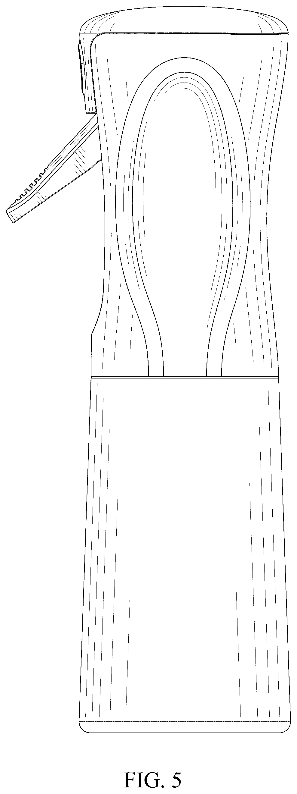 Patent USD1076678 Figure 5 – Spray bottle