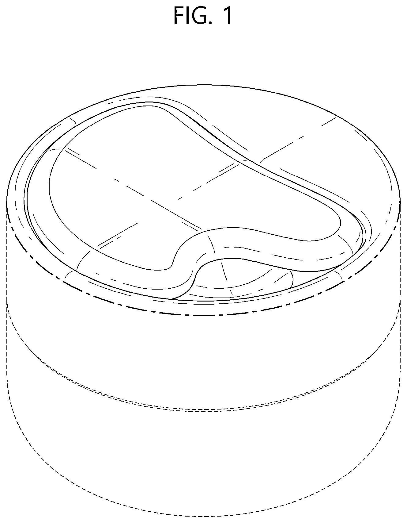 Patent USD1076679 — Cosmetic container — Figure 1