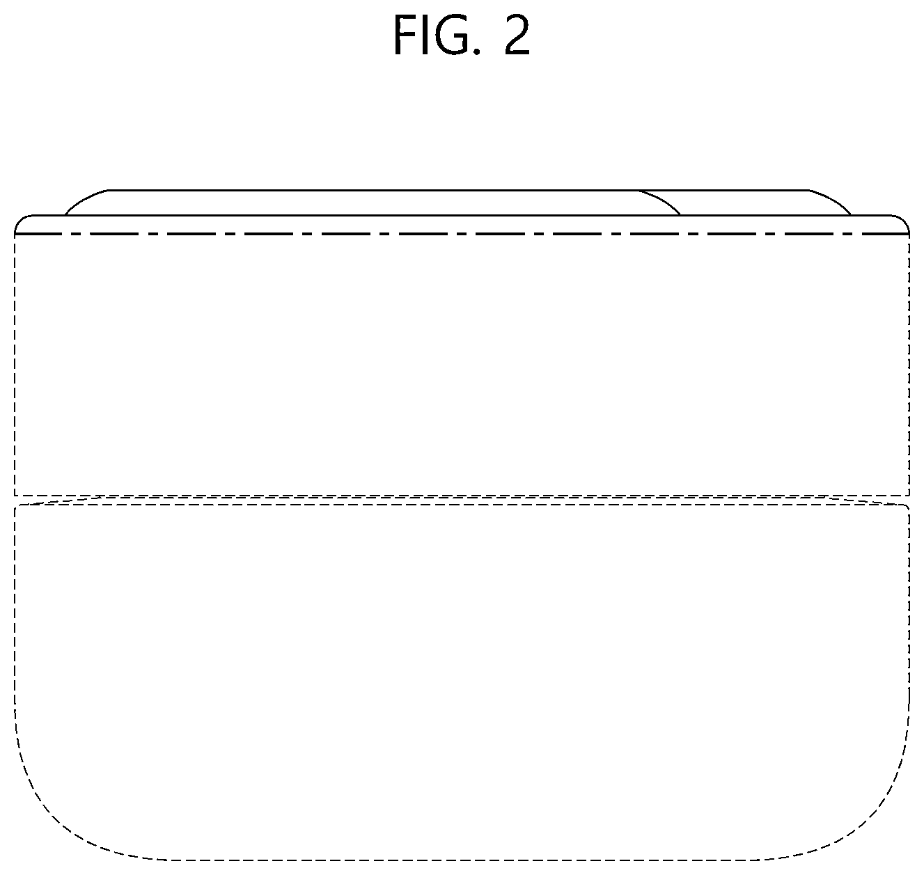 Patent USD1076679 Figure 2 – Cosmetic container