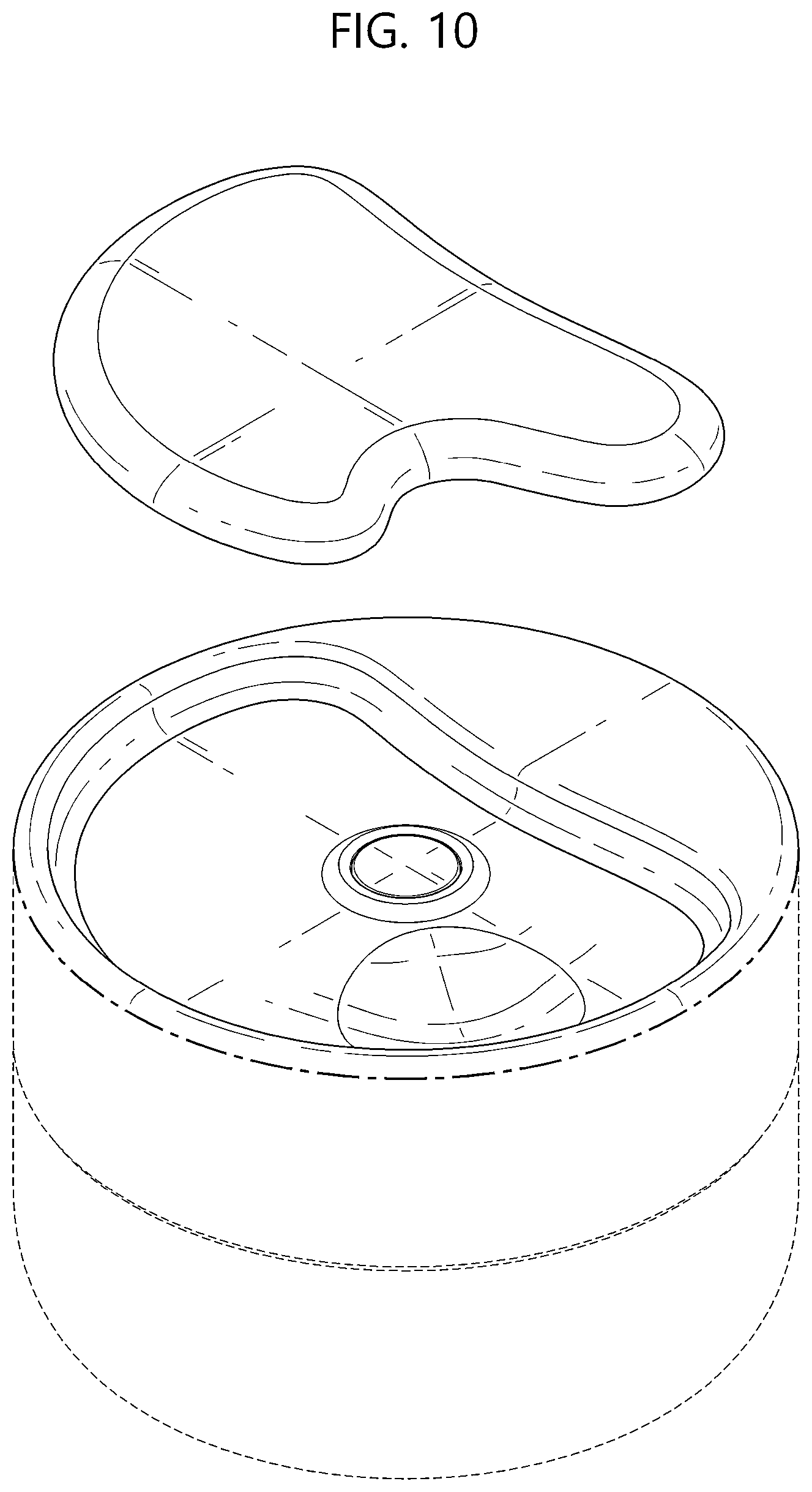 Patent USD1076679 Figure 10 – Cosmetic container