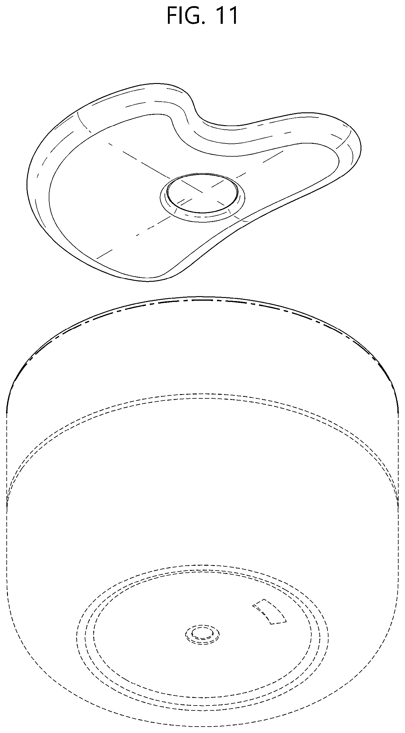 Patent USD1076679 Figure 11 – Cosmetic container