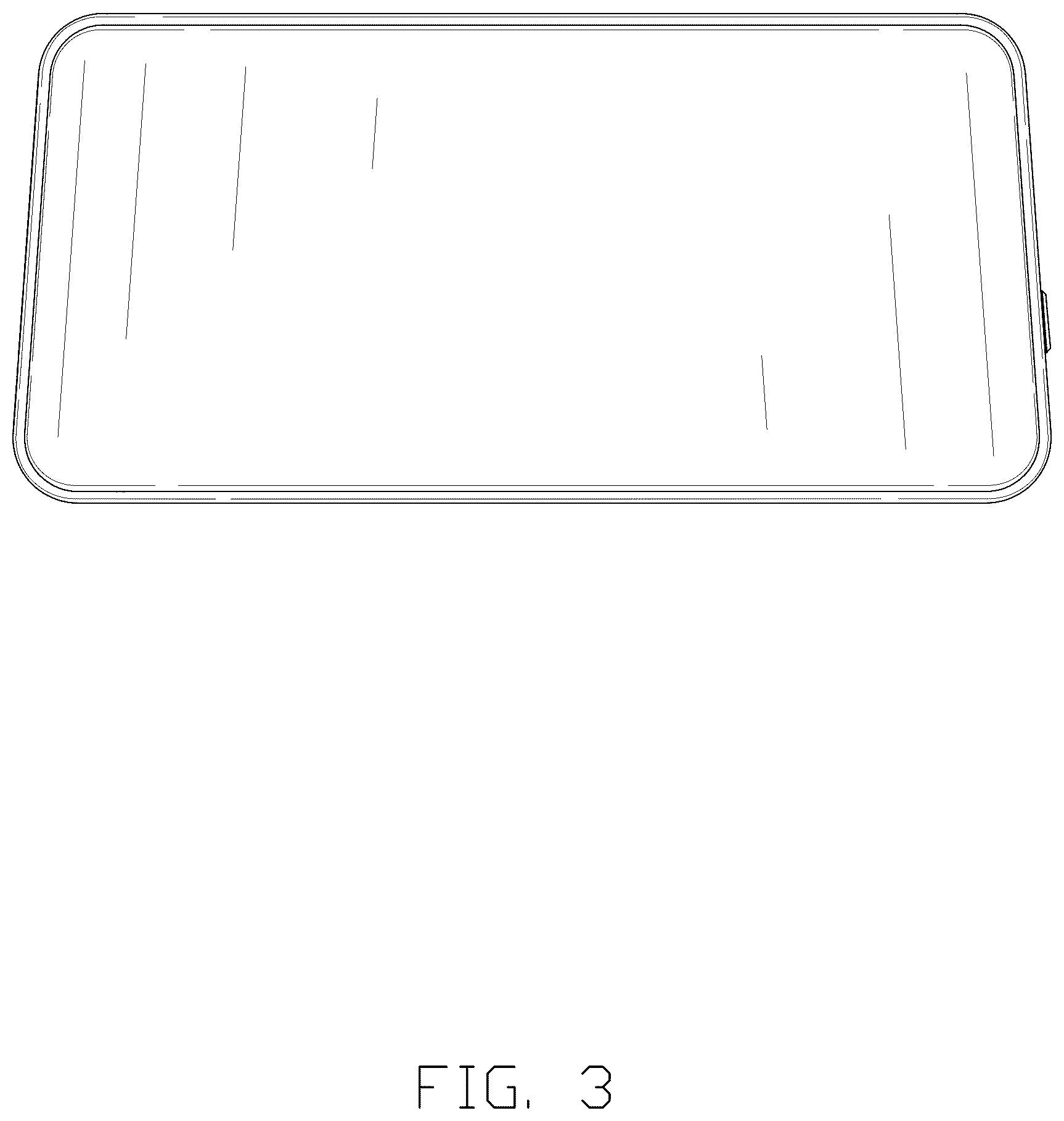 Patent USD1076681 Figure 3 – Combined time clock with charging device