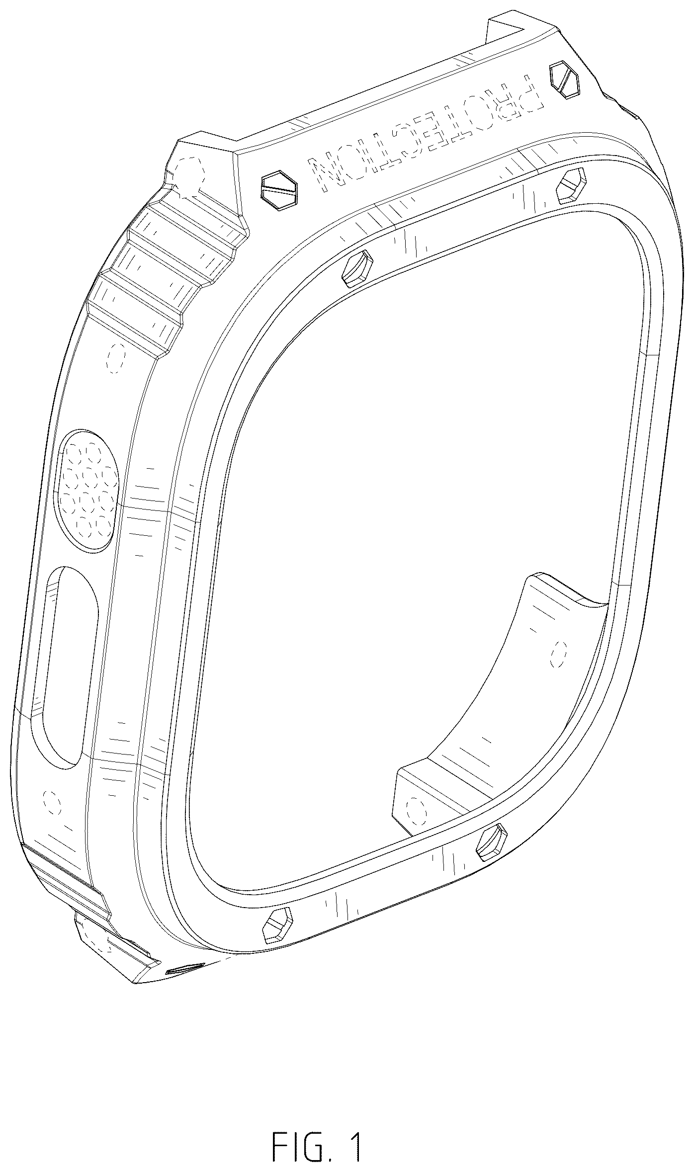 Patent USD1076683 Figure 1 – Watch case