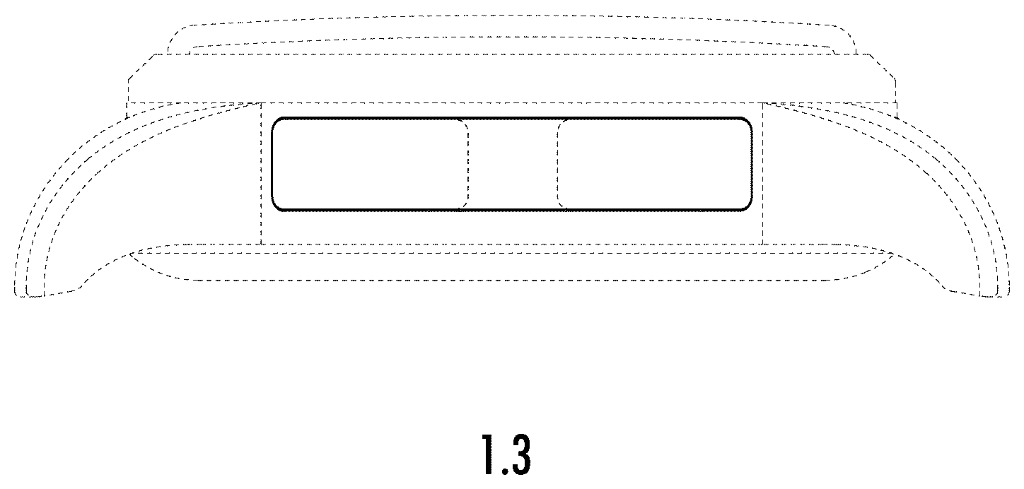 Patent USD1076684 Figure 3 – Watch case