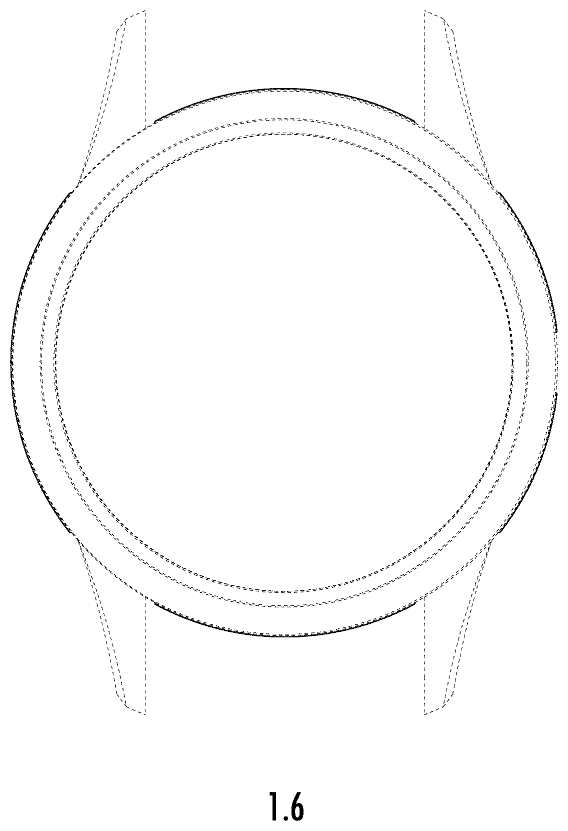 Patent USD1076684 Figure 6 – Watch case