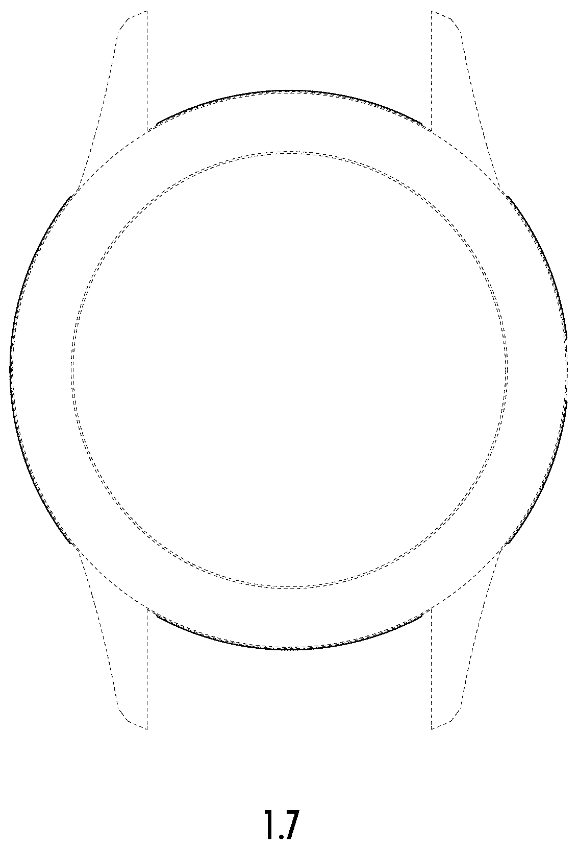 Patent USD1076684 Figure 7 – Watch case