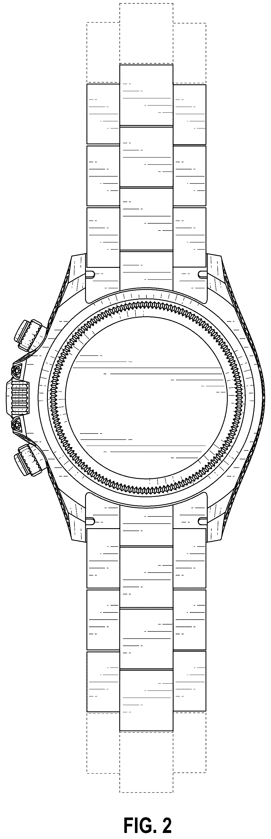 Patent USD1076685 Figure 2 – Watch