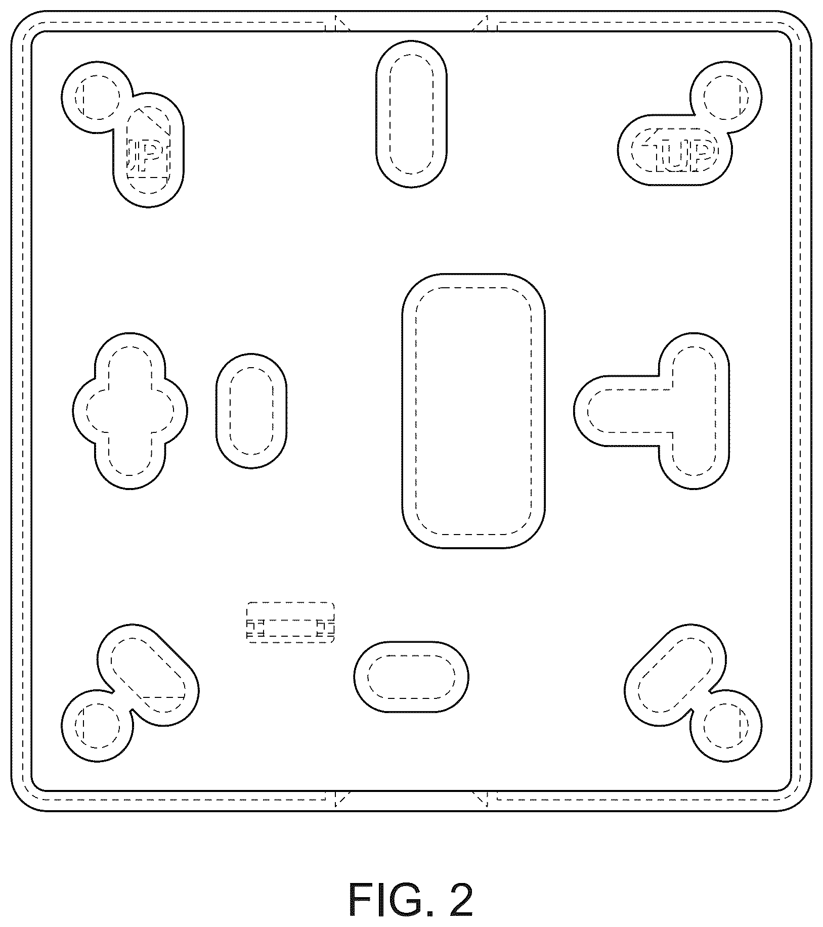 Patent USD1076686 Figure 2 – Room sensor