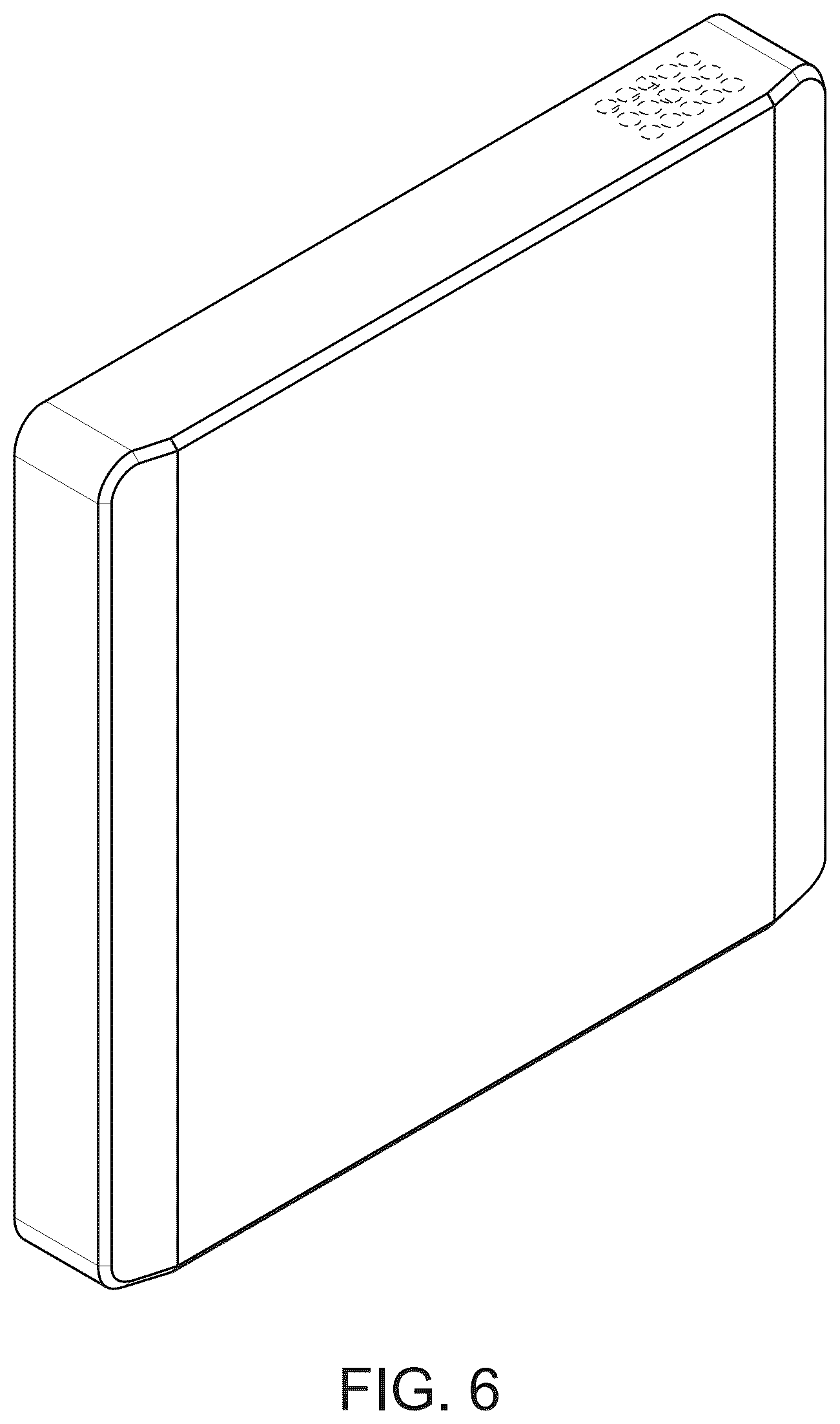 Patent USD1076686 Figure 6 – Room sensor