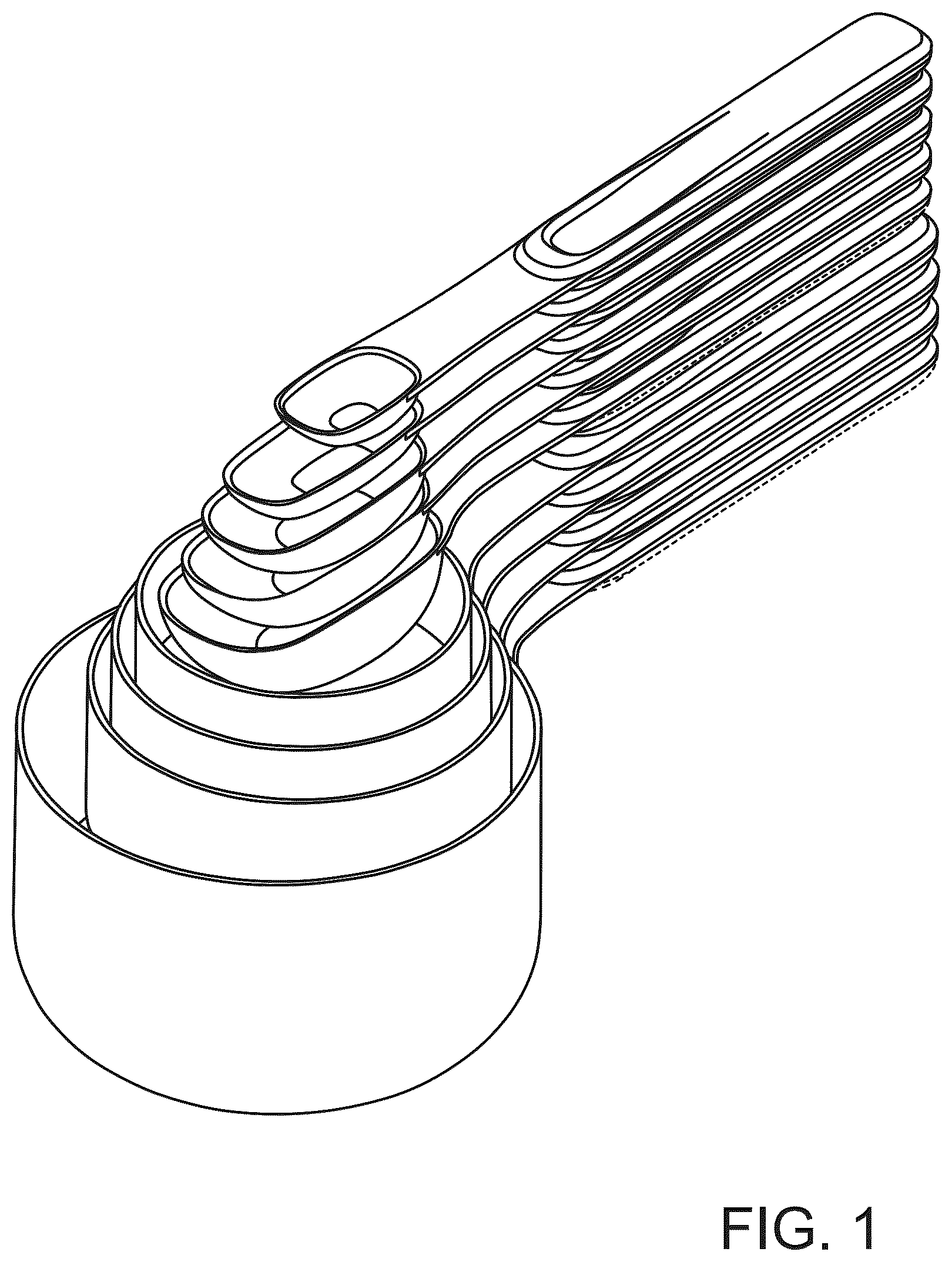 Patent USD1076688 — Measuring cup and spoon set — Figure 1