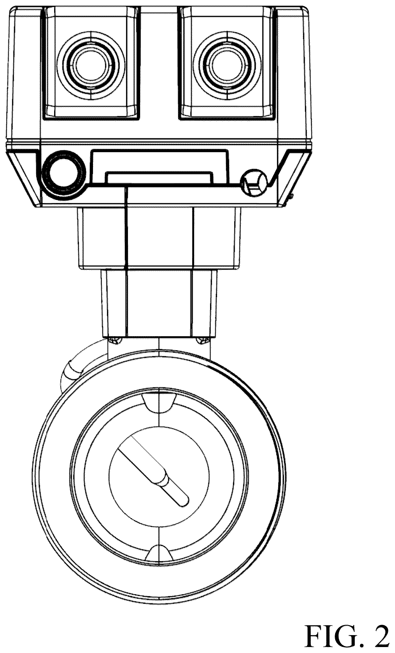 Patent USD1076689 Figure 2 – Controller and flow sensor