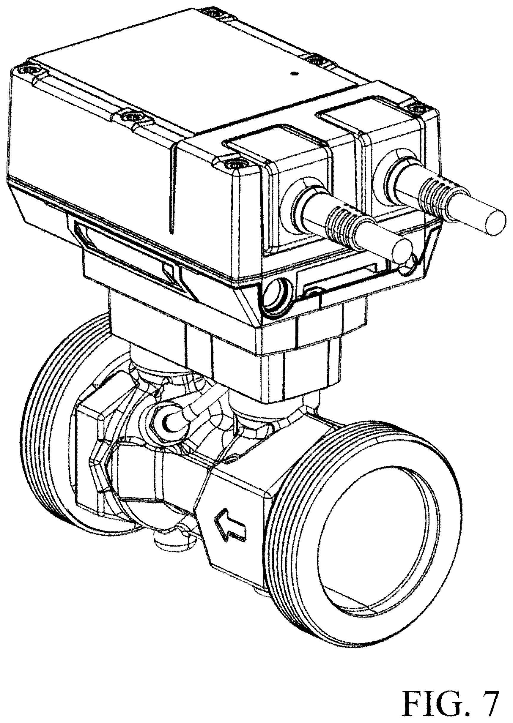 Patent USD1076689 Figure 6 – Controller and flow sensor