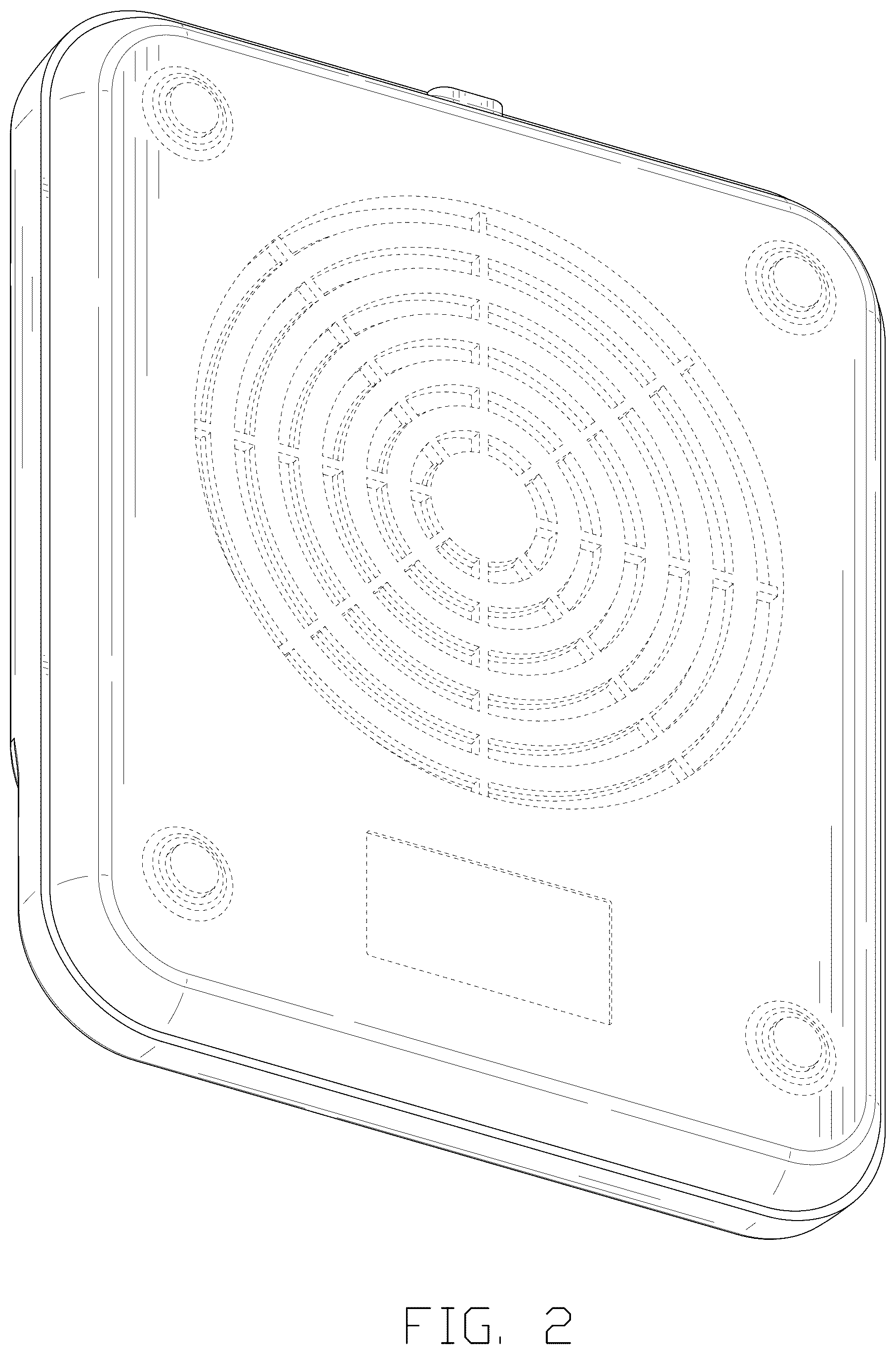 Patent USD1076690 Figure 2 – Smart thermostat coaster