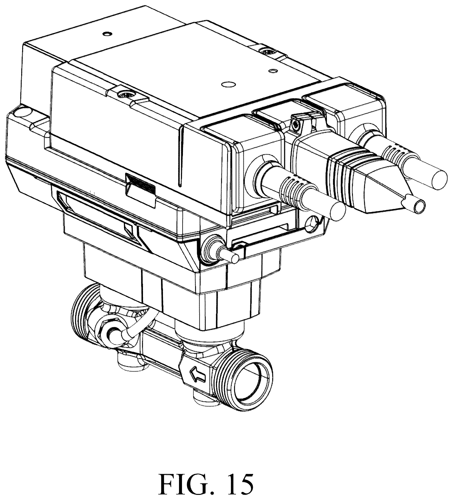 Patent USD1076696 Figure 8 – Controller and flow sensor