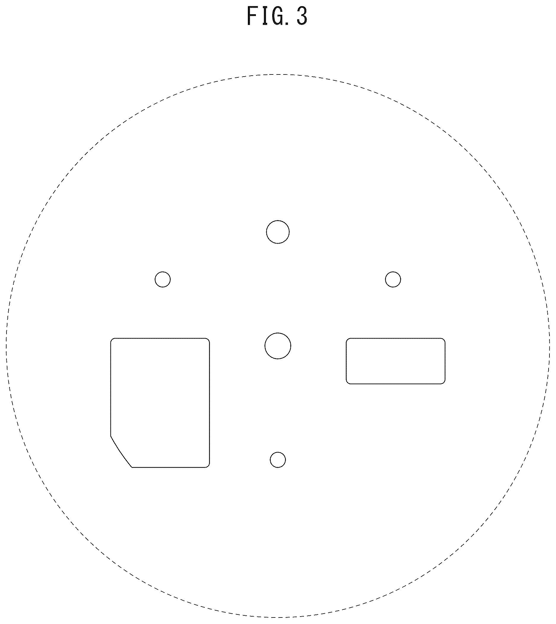 Patent USD1076702 Figure 3 – Watch dial