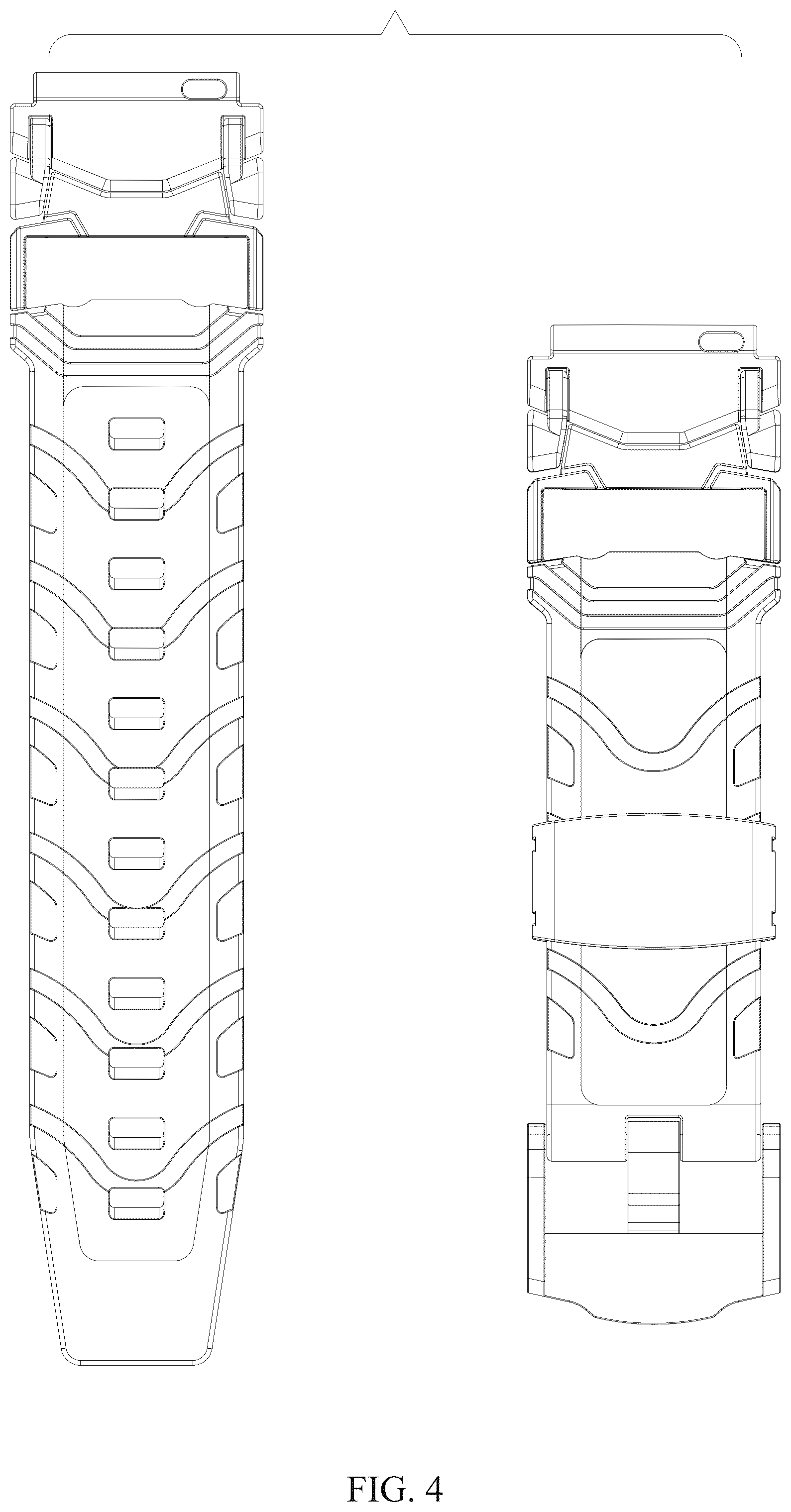 Patent USD1076706 Figure 4 – Watch band