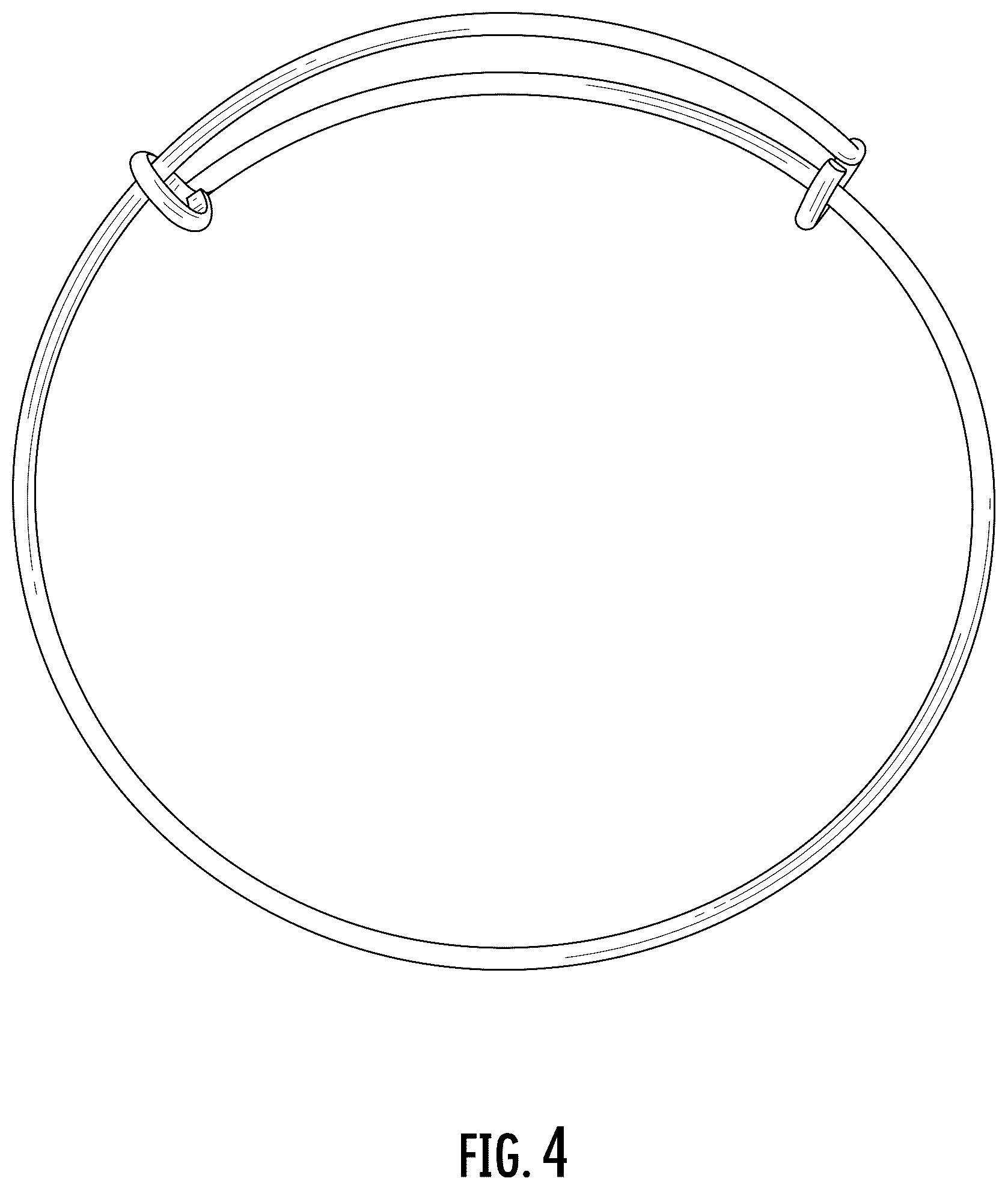 Patent USD1076708 Figure 2 – Expandable wire bracelet