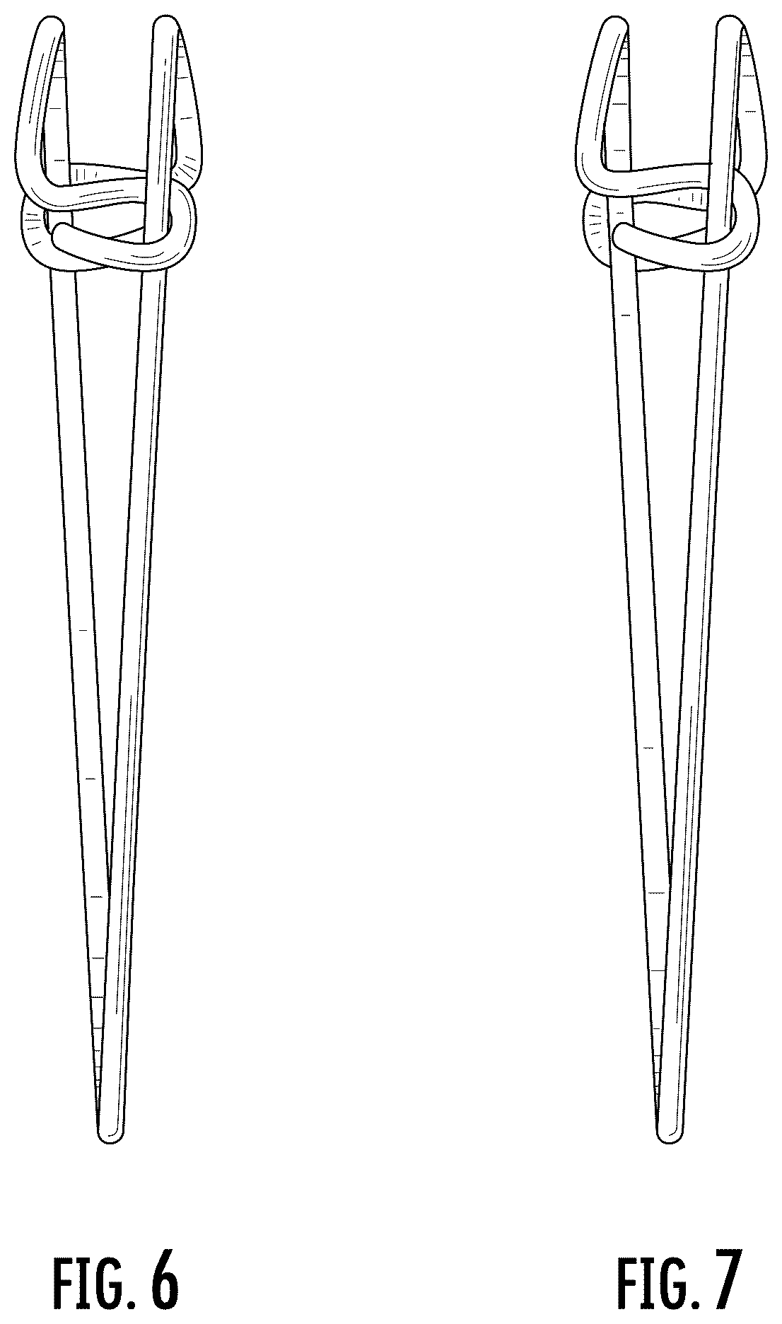 Patent USD1076708 Figure 4 – Expandable wire bracelet