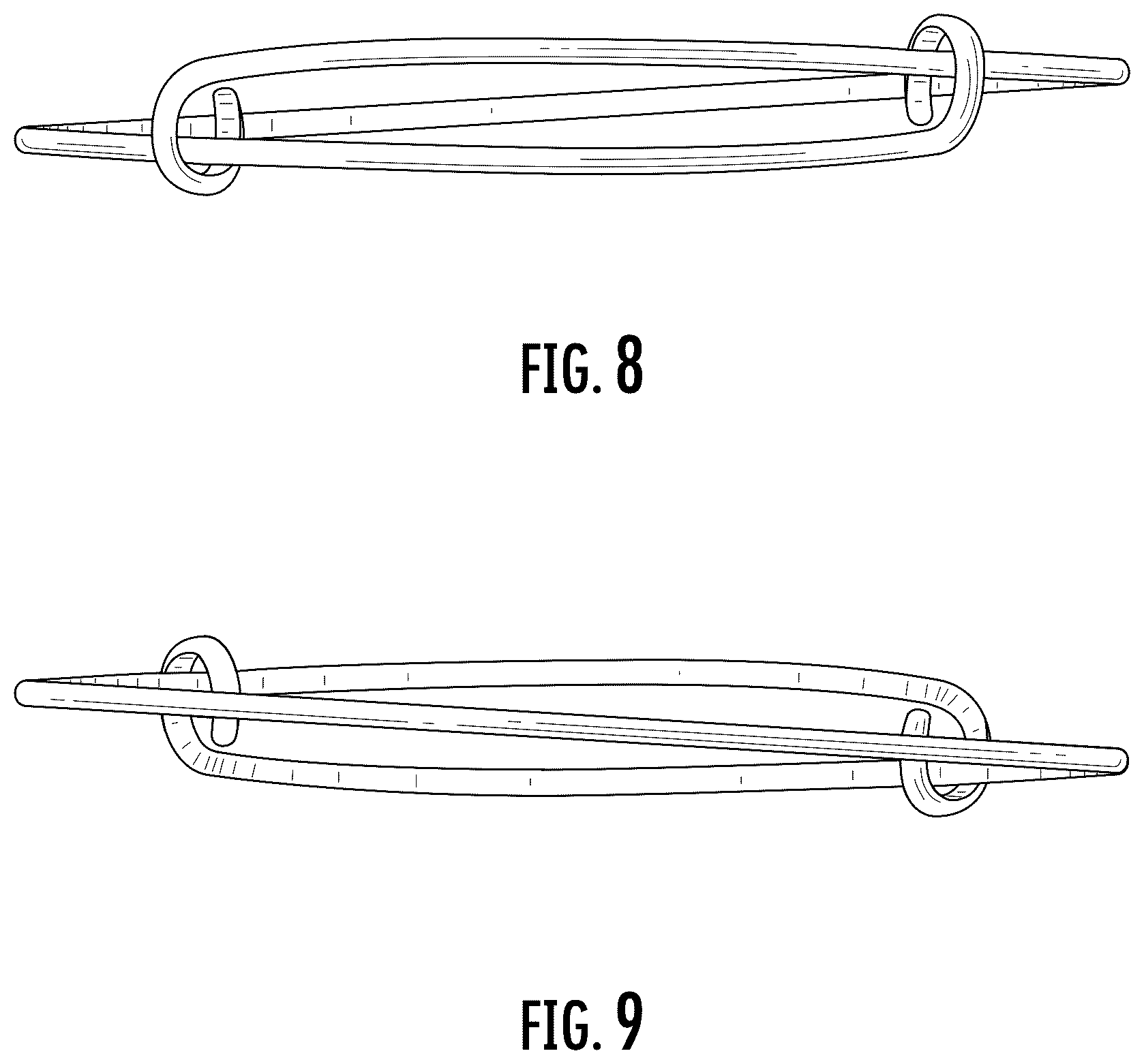 Patent USD1076708 Figure 5 – Expandable wire bracelet