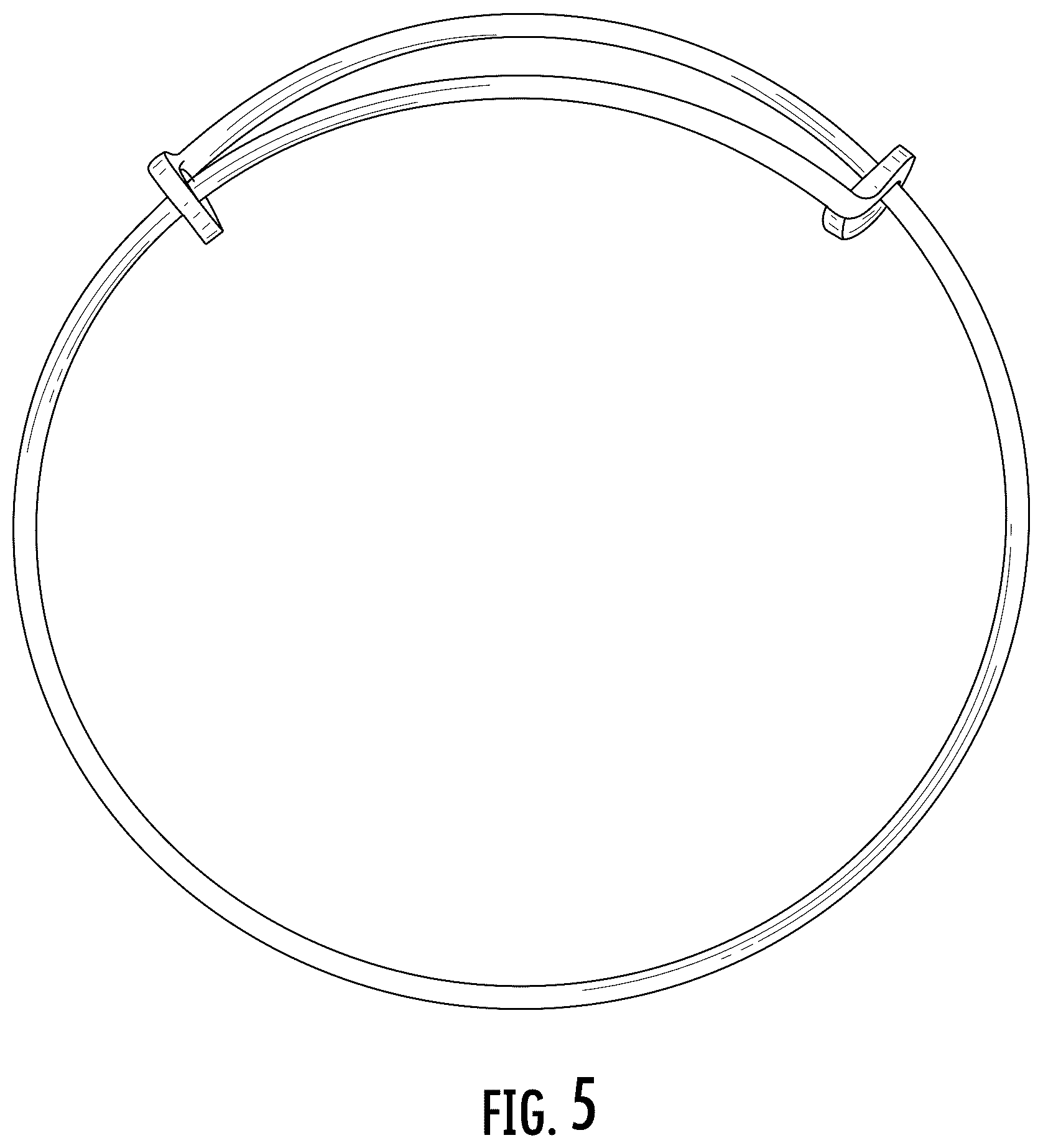 Patent USD1076709 Figure 3 – Expandable wire bracelet