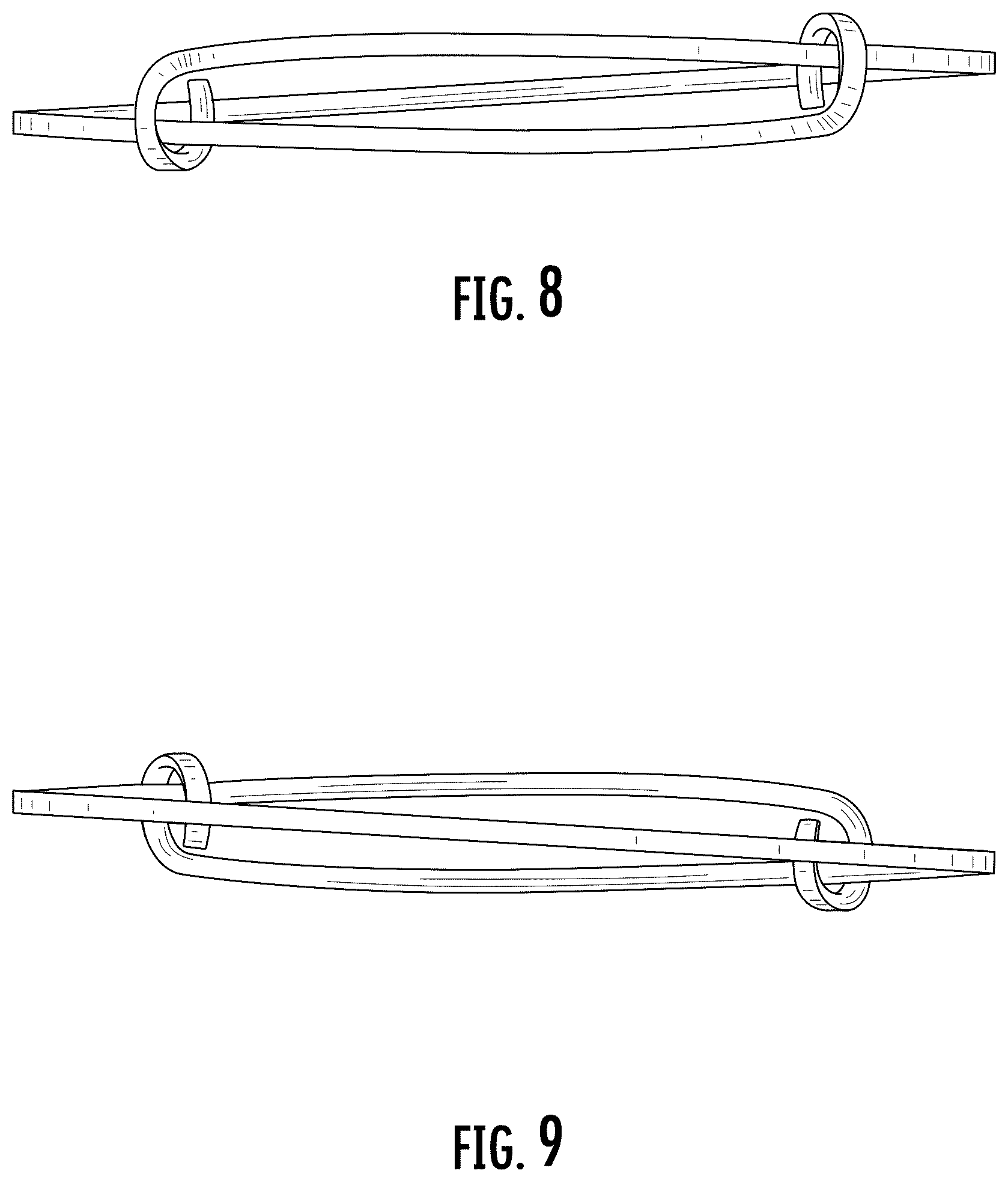 Patent USD1076709 Figure 5 – Expandable wire bracelet