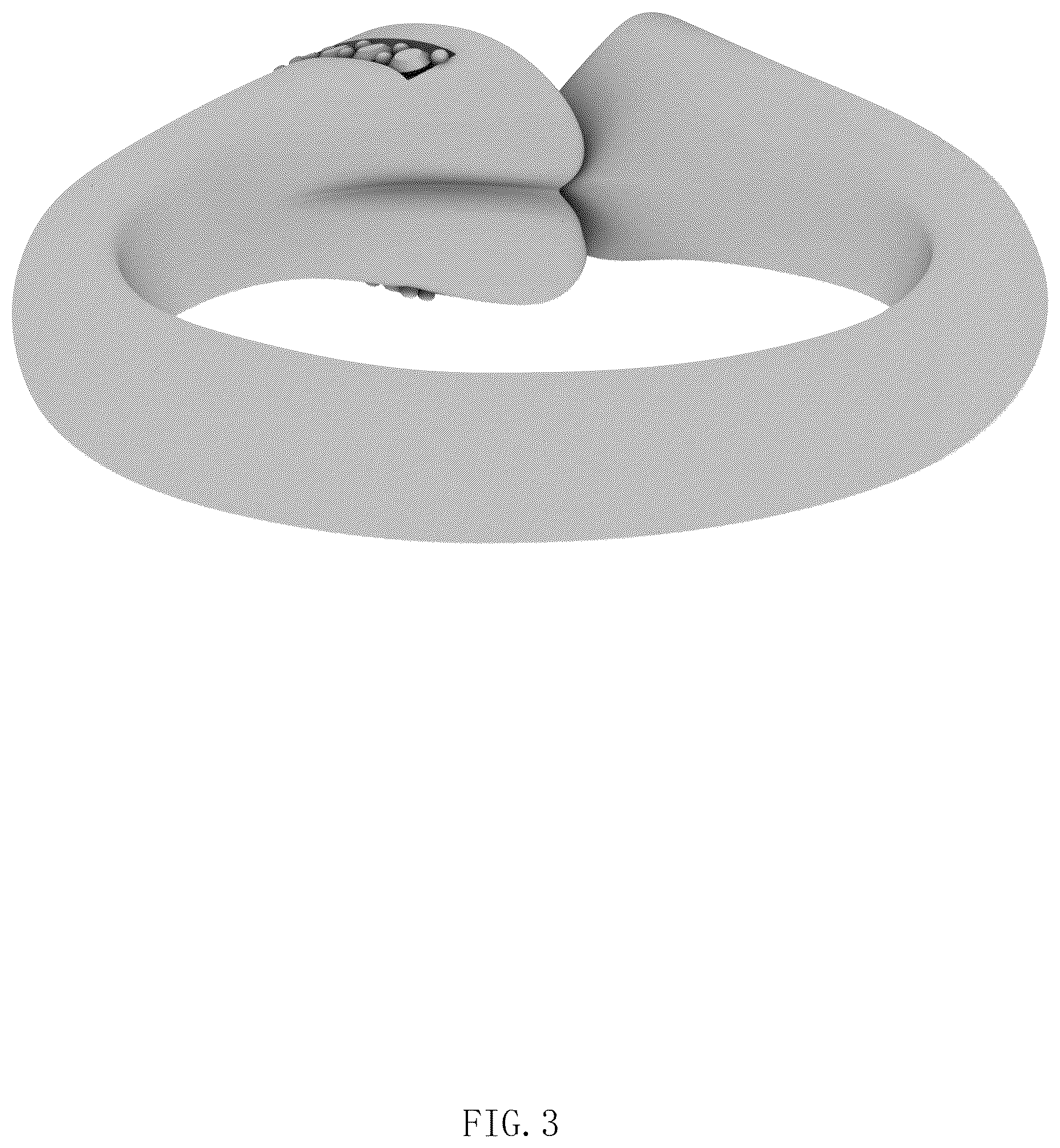 Patent USD1076710 Figure 3 – Jewelry ring