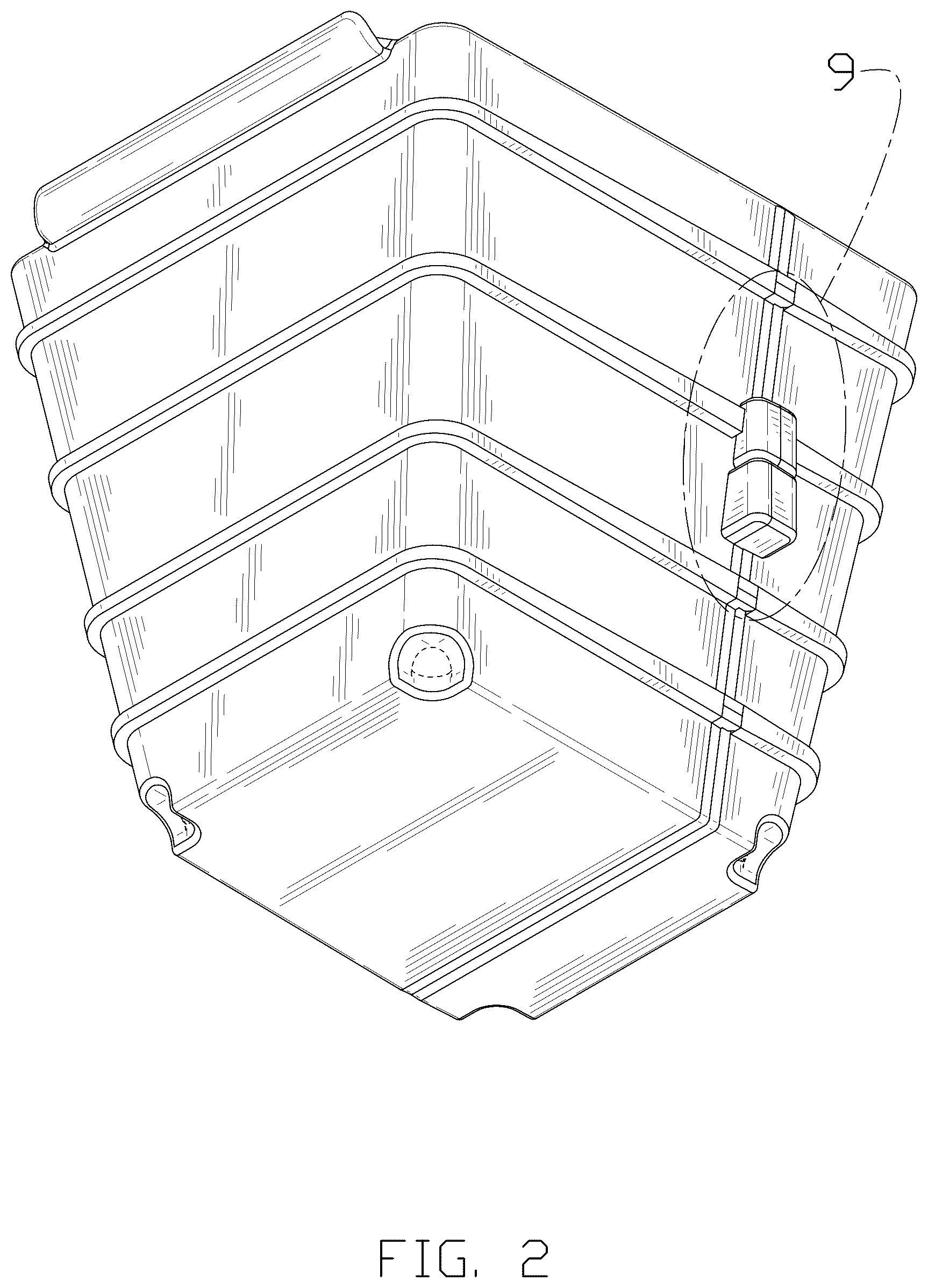 Patent USD1076712 Figure 2 – Seed starter tray