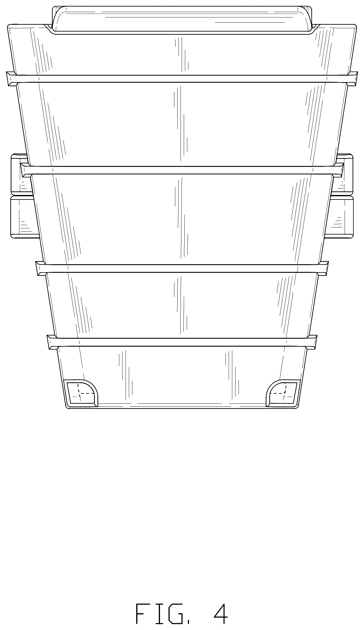 Patent USD1076712 Figure 4 – Seed starter tray