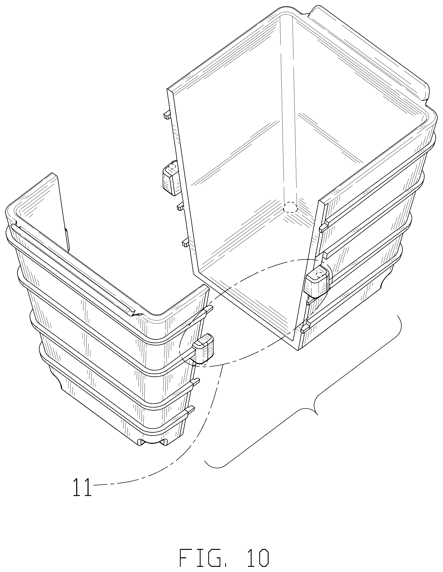 Patent USD1076712 Figure 10 – Seed starter tray