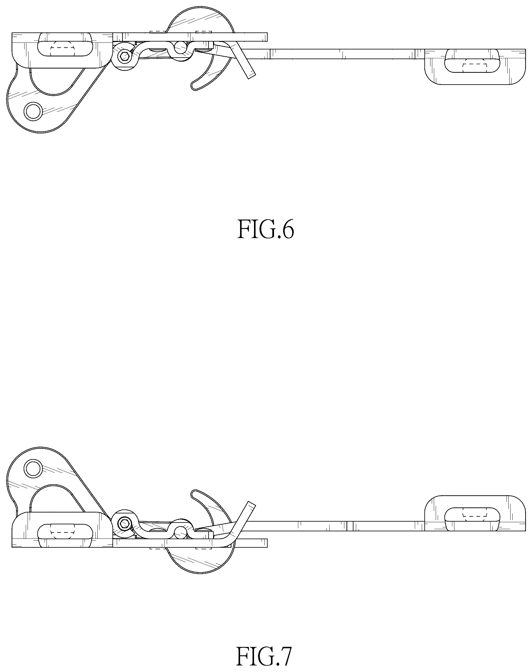 Patent USD1076713 Figure 4 – Seat belt locking buckle