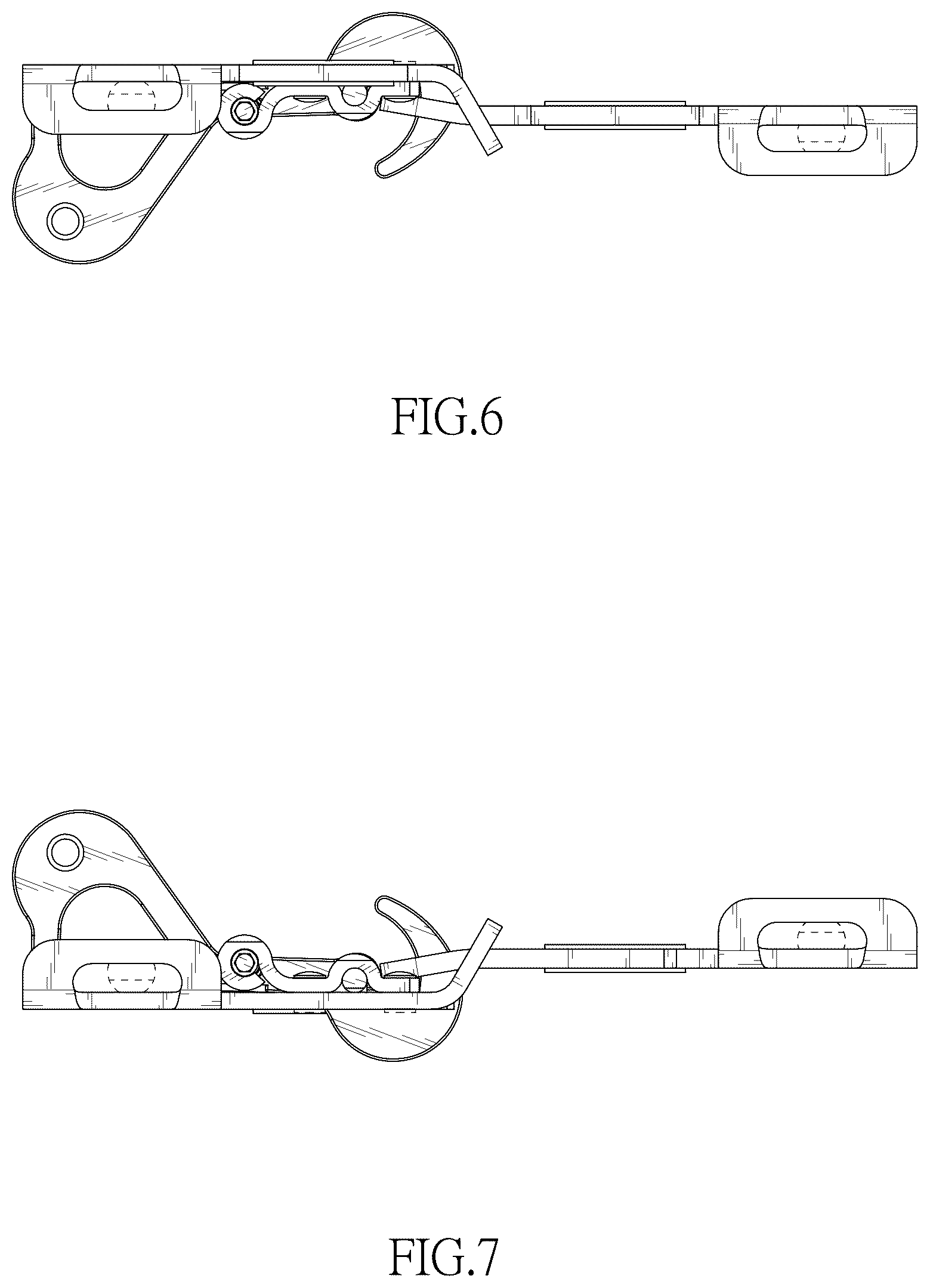 Patent USD1076714 Figure 4 – Seat belt locking buckle