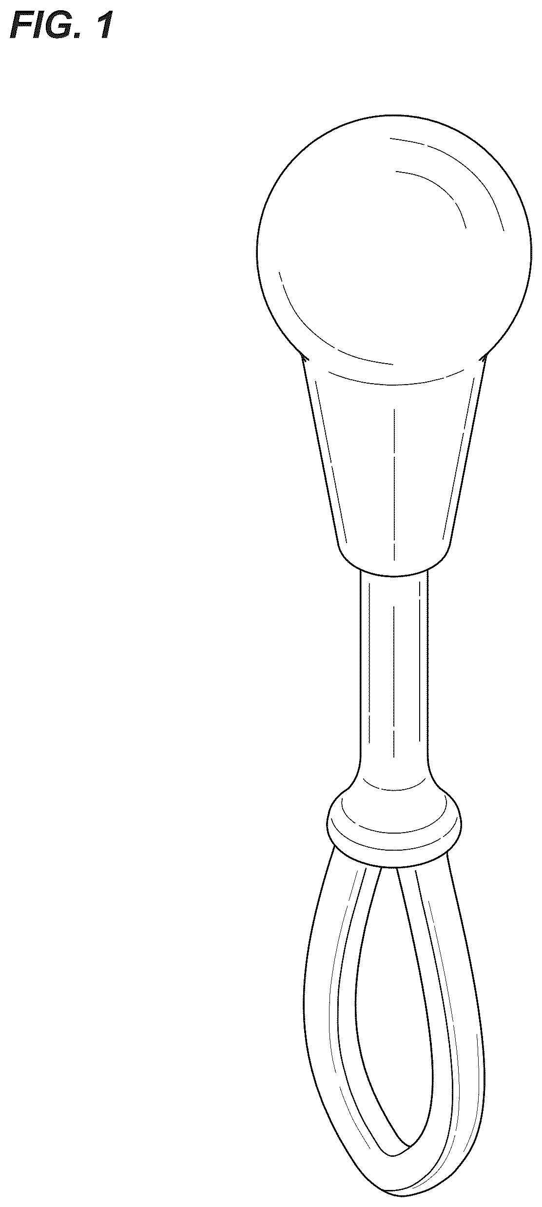 Patent USD1076715 Figure 1 – Zipper pull
