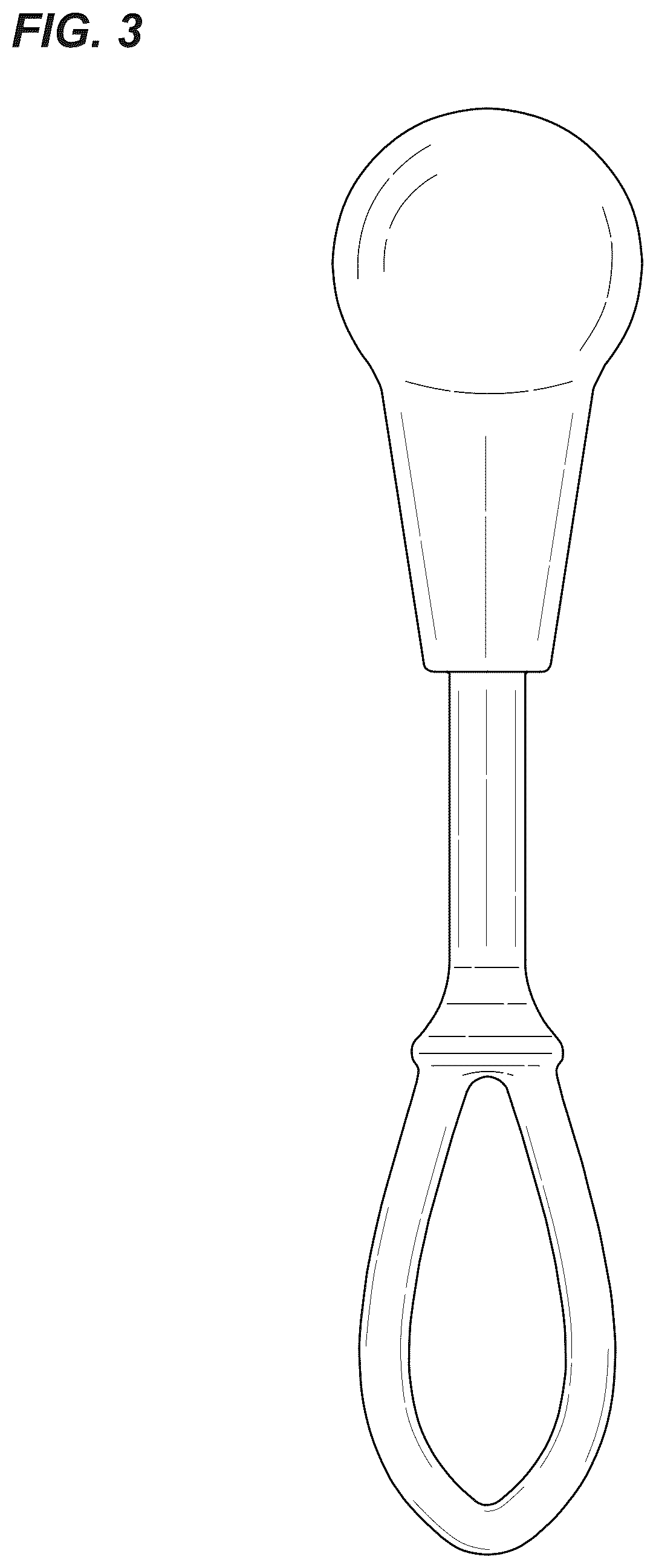 Patent USD1076715 Figure 3 – Zipper pull