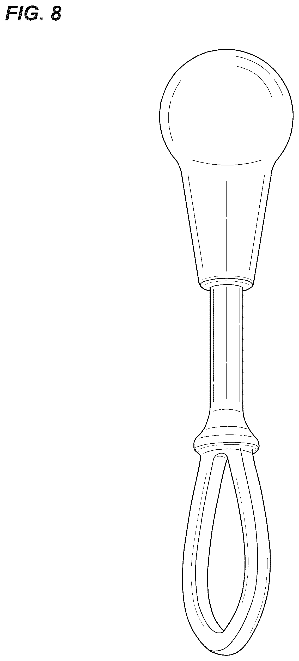 Patent USD1076715 Figure 7 – Zipper pull