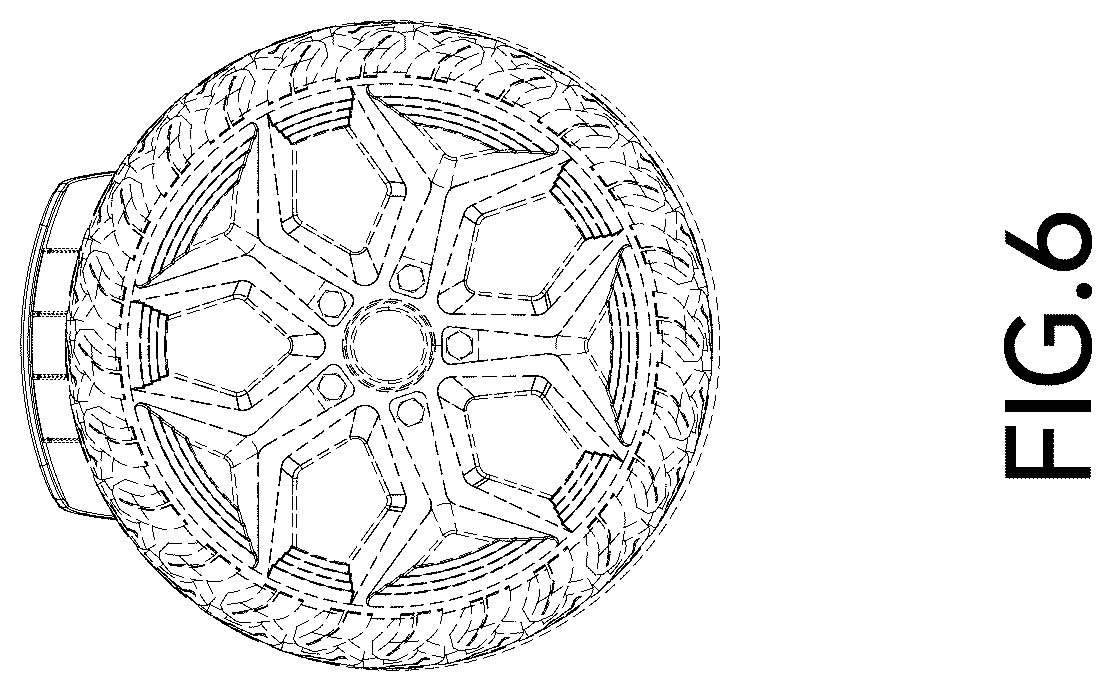 Patent USD1076716 Figure 6 – Self-balancing vehicle