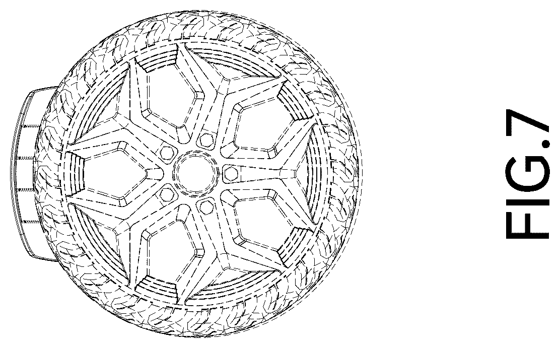 Patent USD1076716 Figure 7 – Self-balancing vehicle