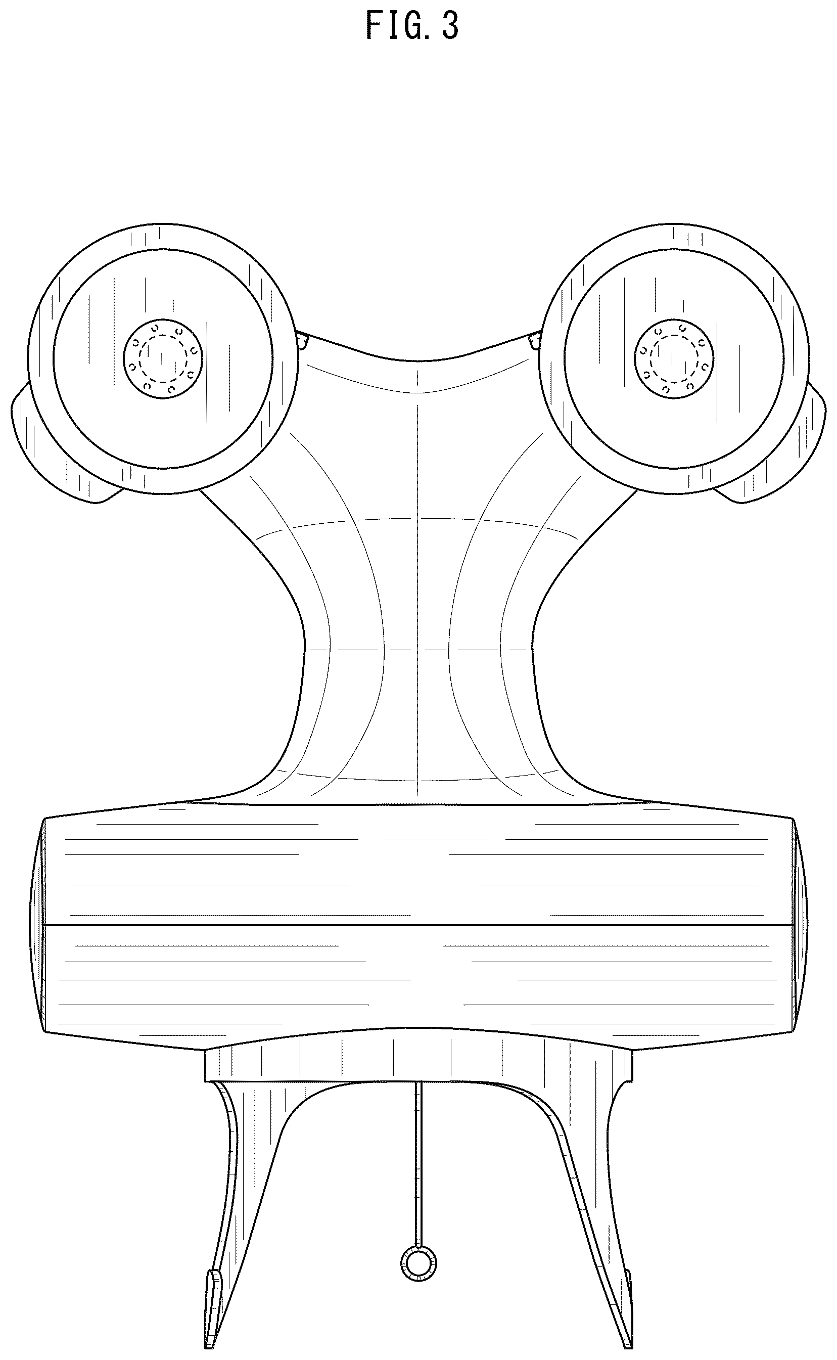 Patent USD1076717 Figure 3 – Unmanned aerial vehicle
