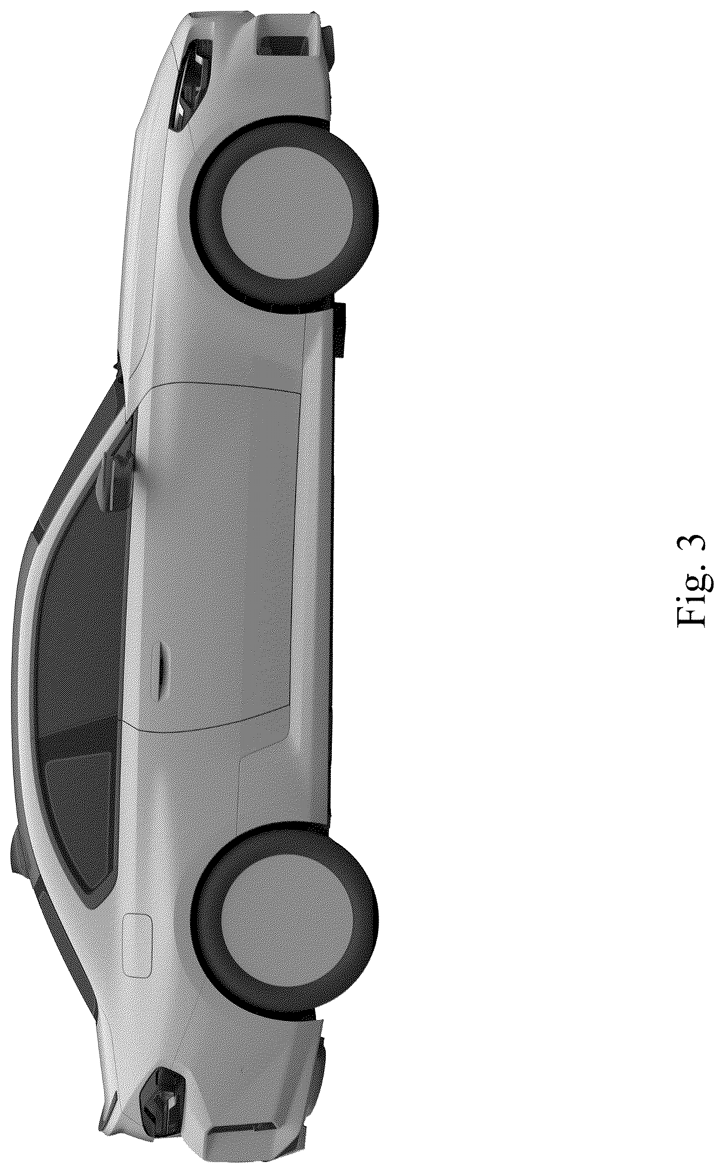 Patent USD1076718 Figure 3 – Motor vehicle, toy vehicle, or vehicle replica