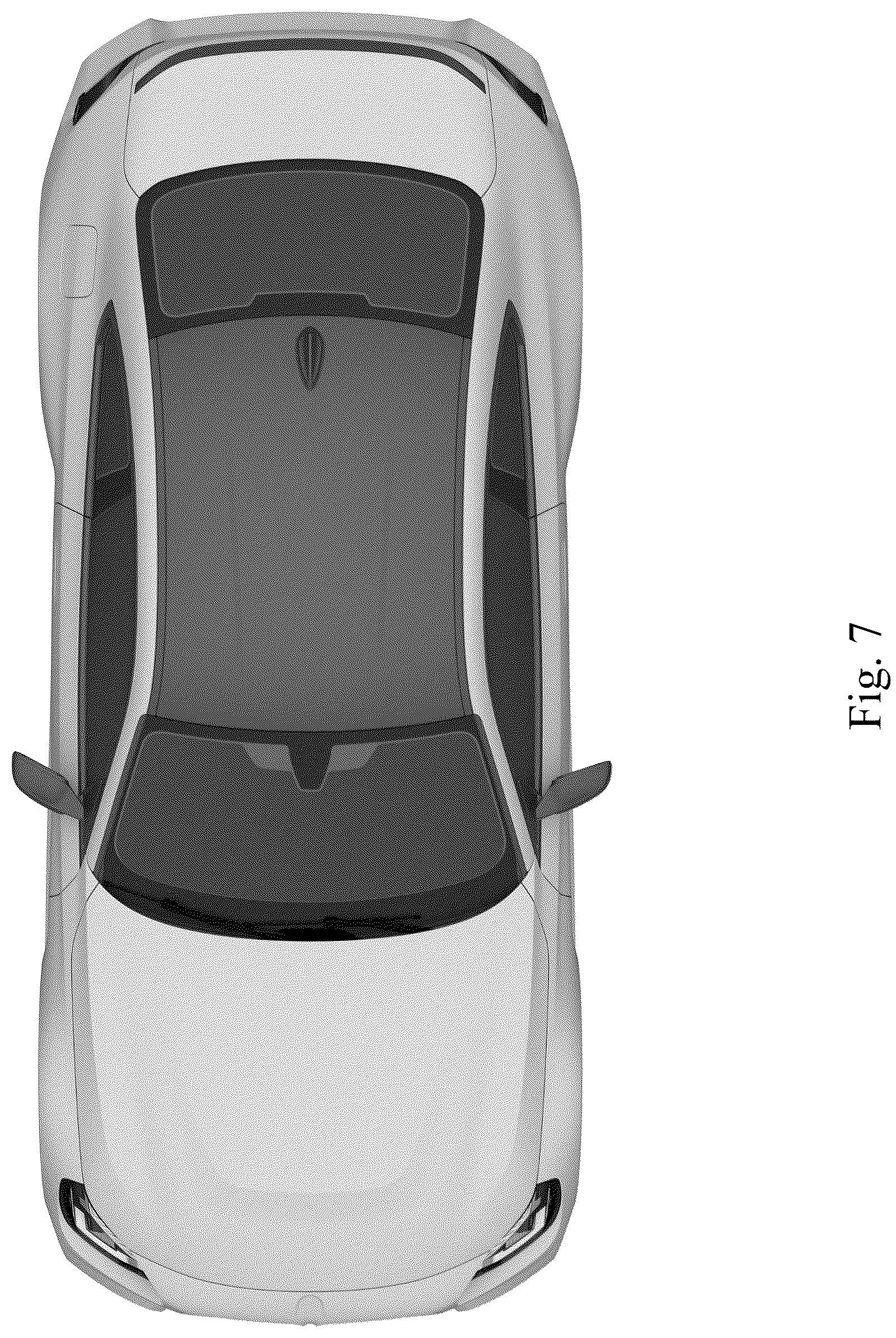 Patent USD1076718 Figure 7 – Motor vehicle, toy vehicle, or vehicle replica