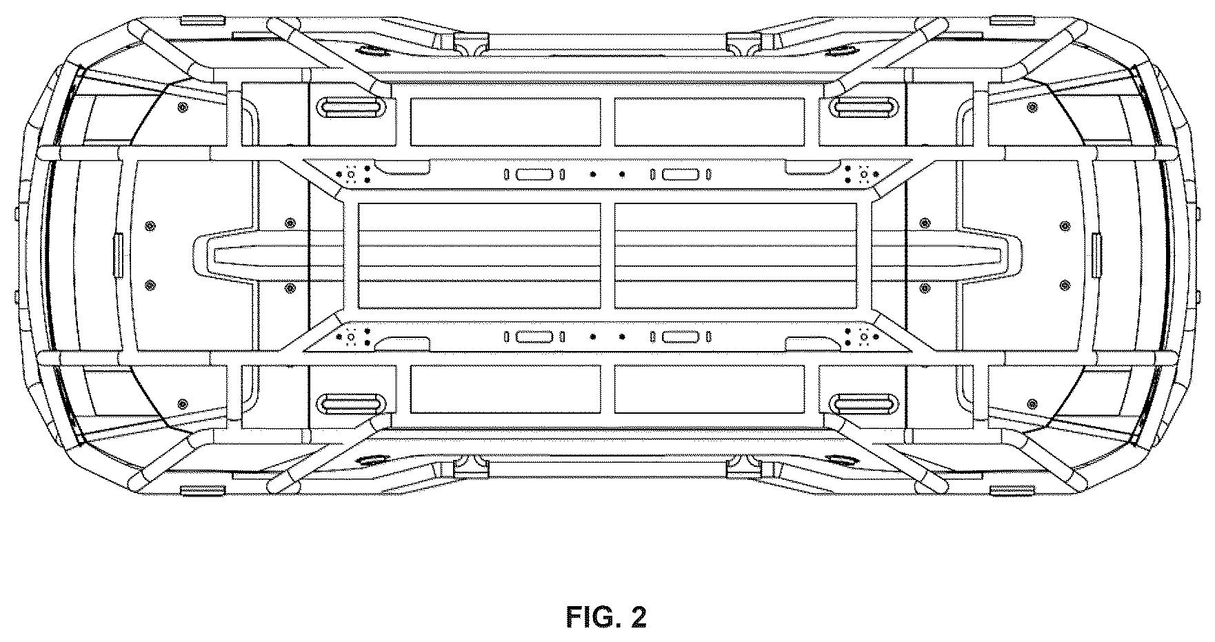 Patent USD1076719 Figure 2 – Autonomous vehicle