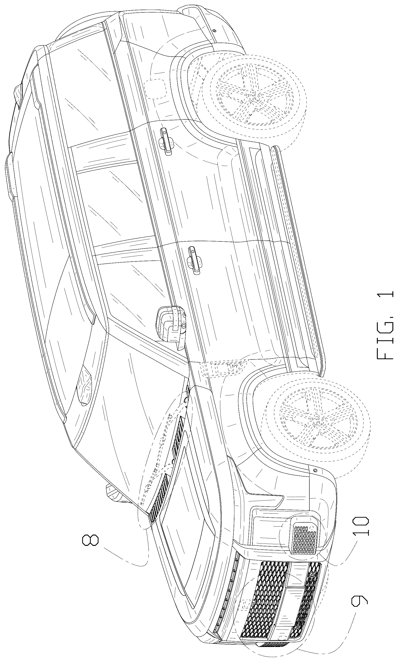 Patent USD1076721 — Vehicle — Figure 1