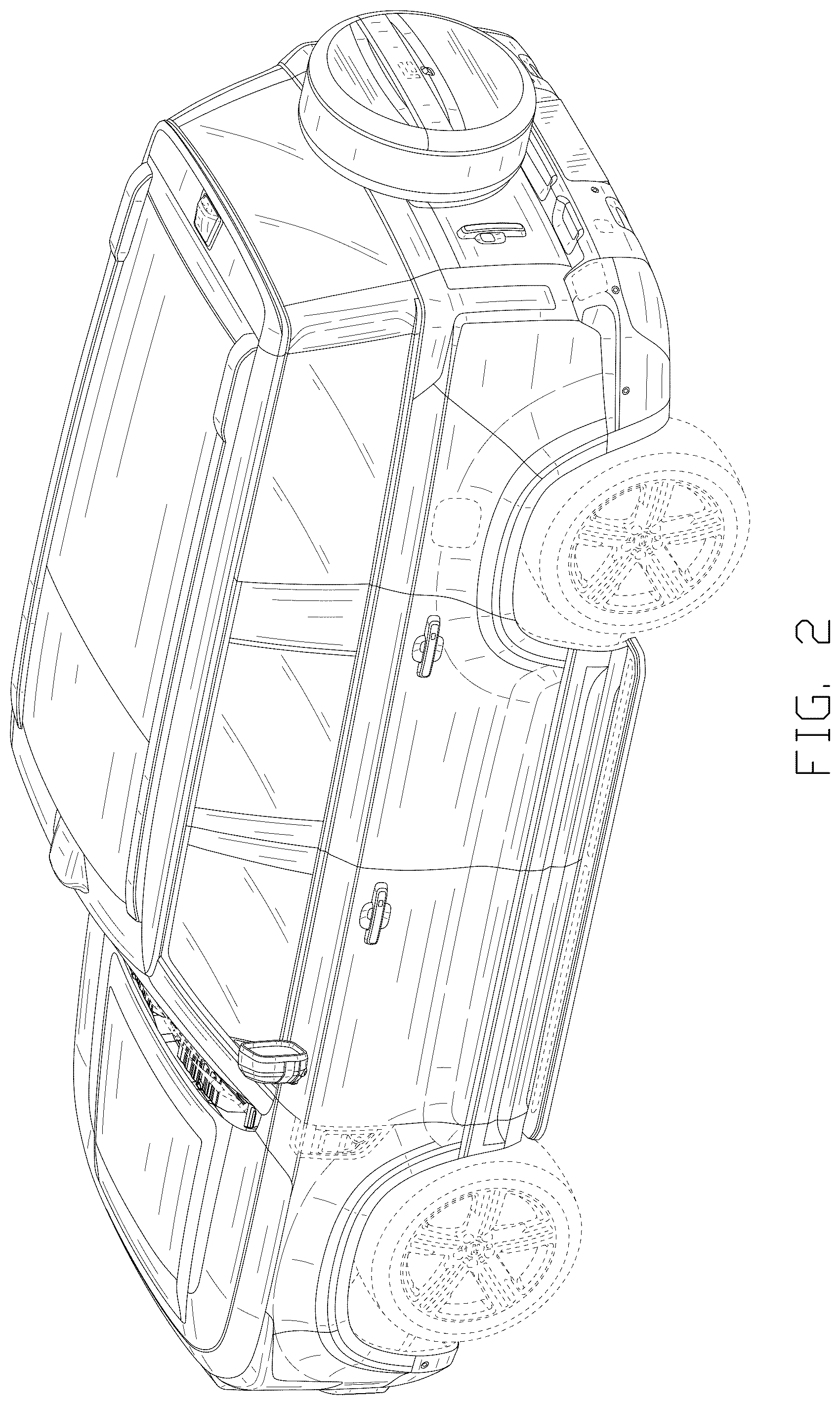 Patent USD1076721 Figure 2 – Vehicle