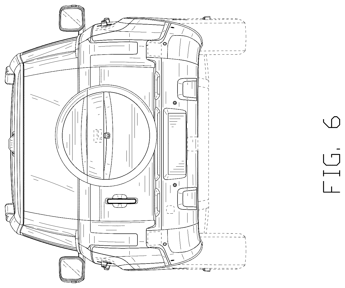 Patent USD1076721 Figure 6 – Vehicle