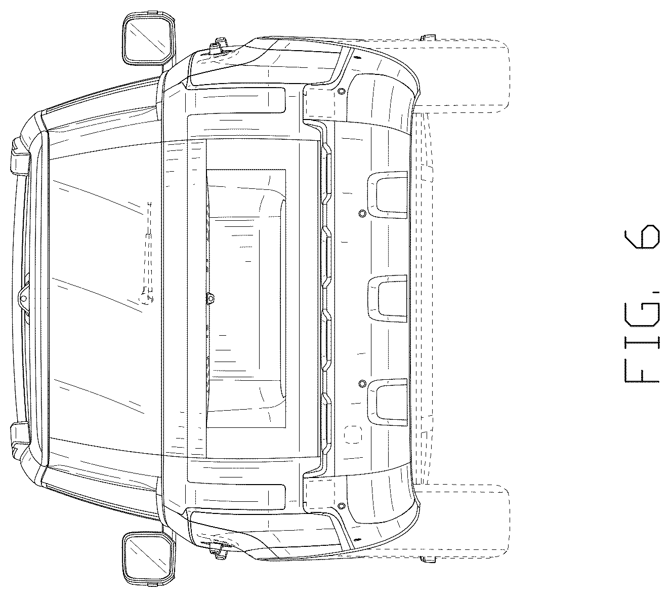 Patent USD1076722 Figure 6 – Vehicle