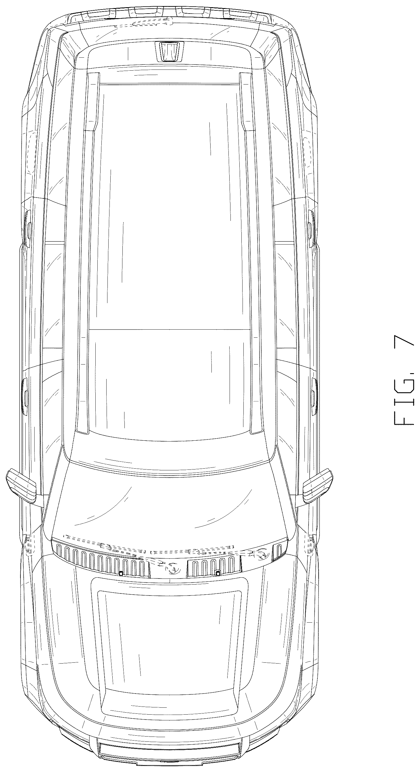 Patent USD1076722 Figure 7 – Vehicle