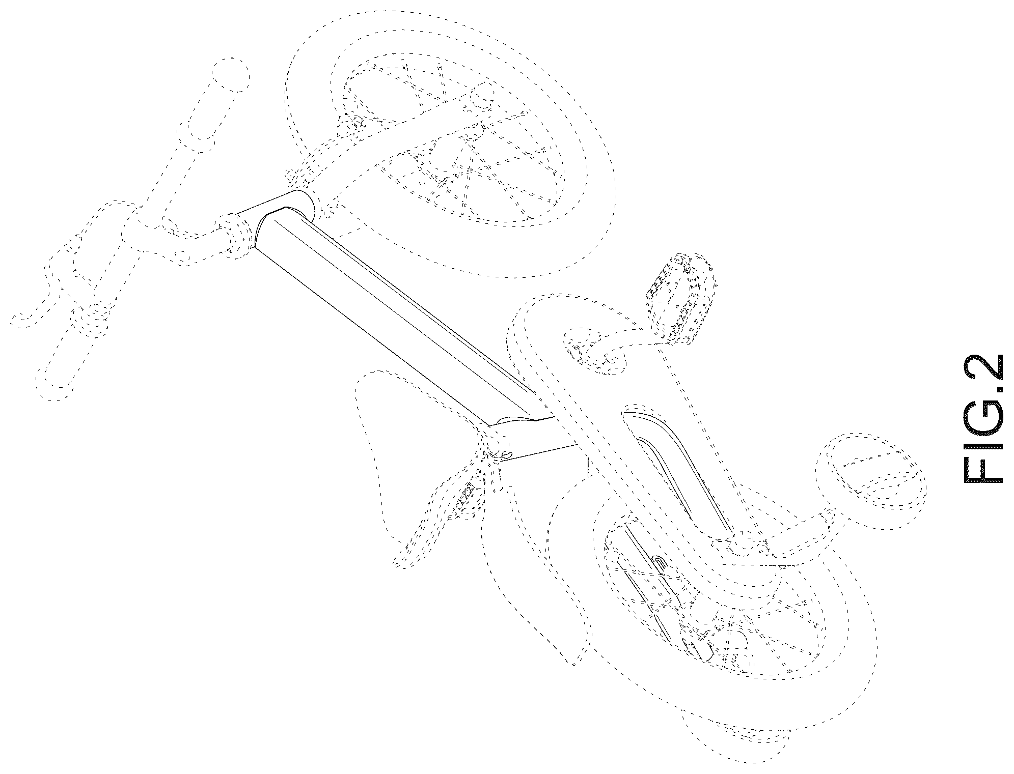 Patent USD1076728 Figure 2 – Bicycle