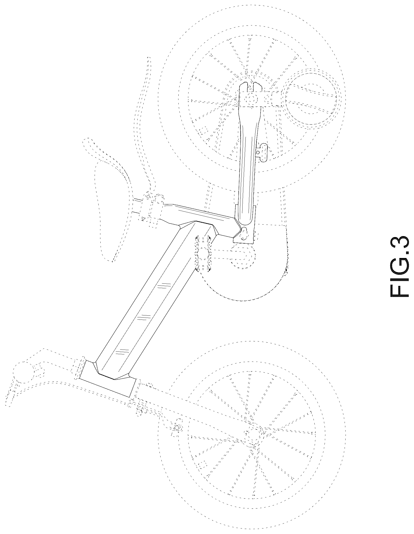 Patent USD1076728 Figure 3 – Bicycle